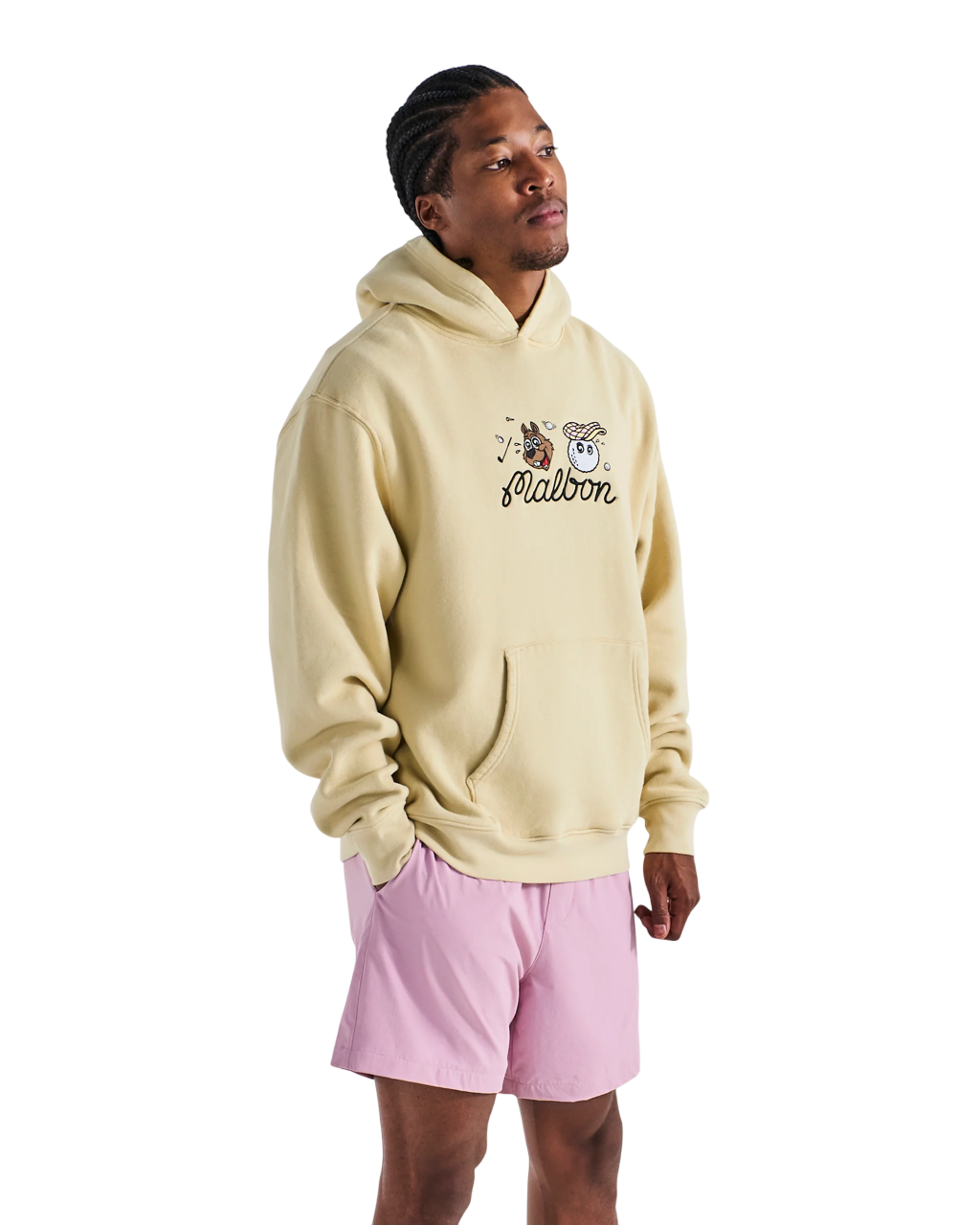 Two Man Scramble Hoodie | Light Khaki