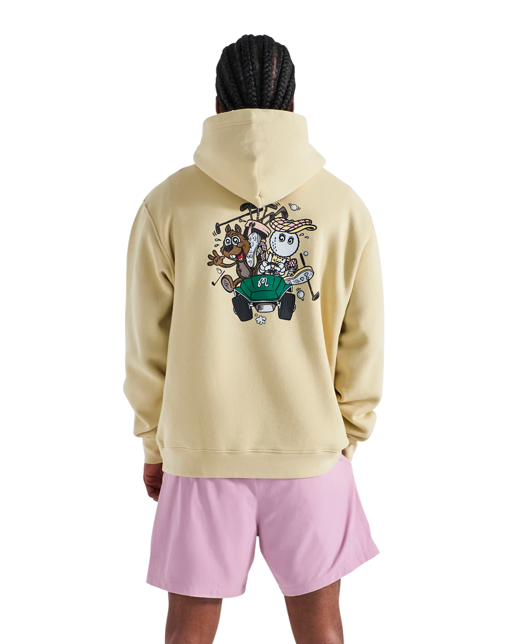 Two Man Scramble Hoodie | Light Khaki