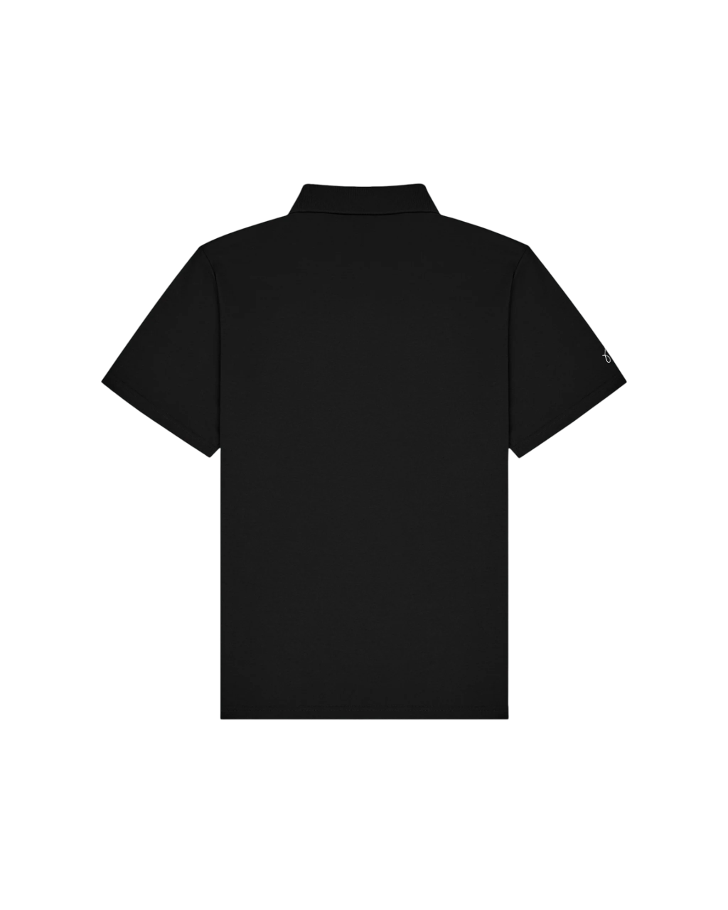 Two Man Scramble Pique Polo | Black