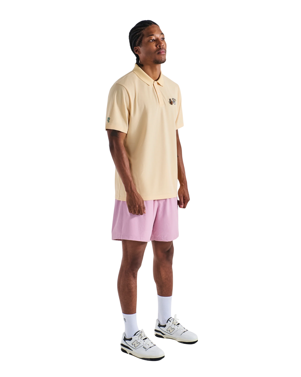 Two Man Scramble Pique Polo | Light Khaki
