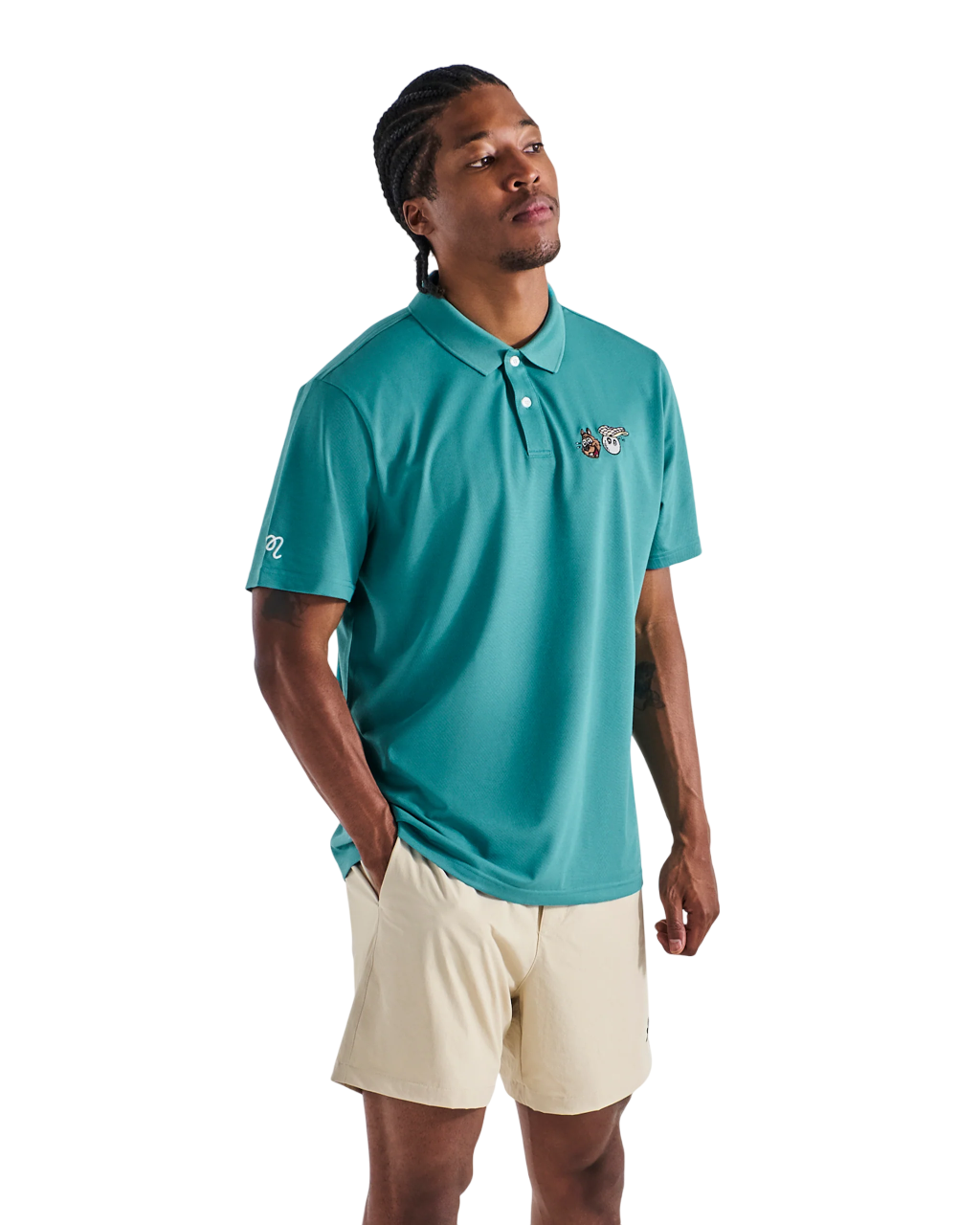Two Man Scramble Scooter Short | Light Khaki