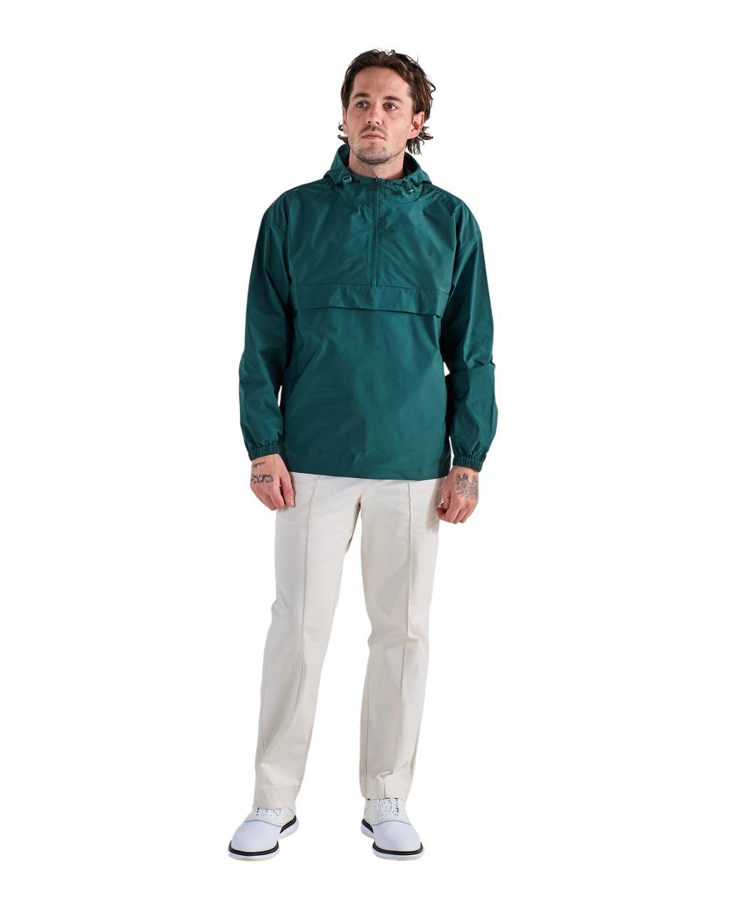 Nylon Anorak | Evergreen