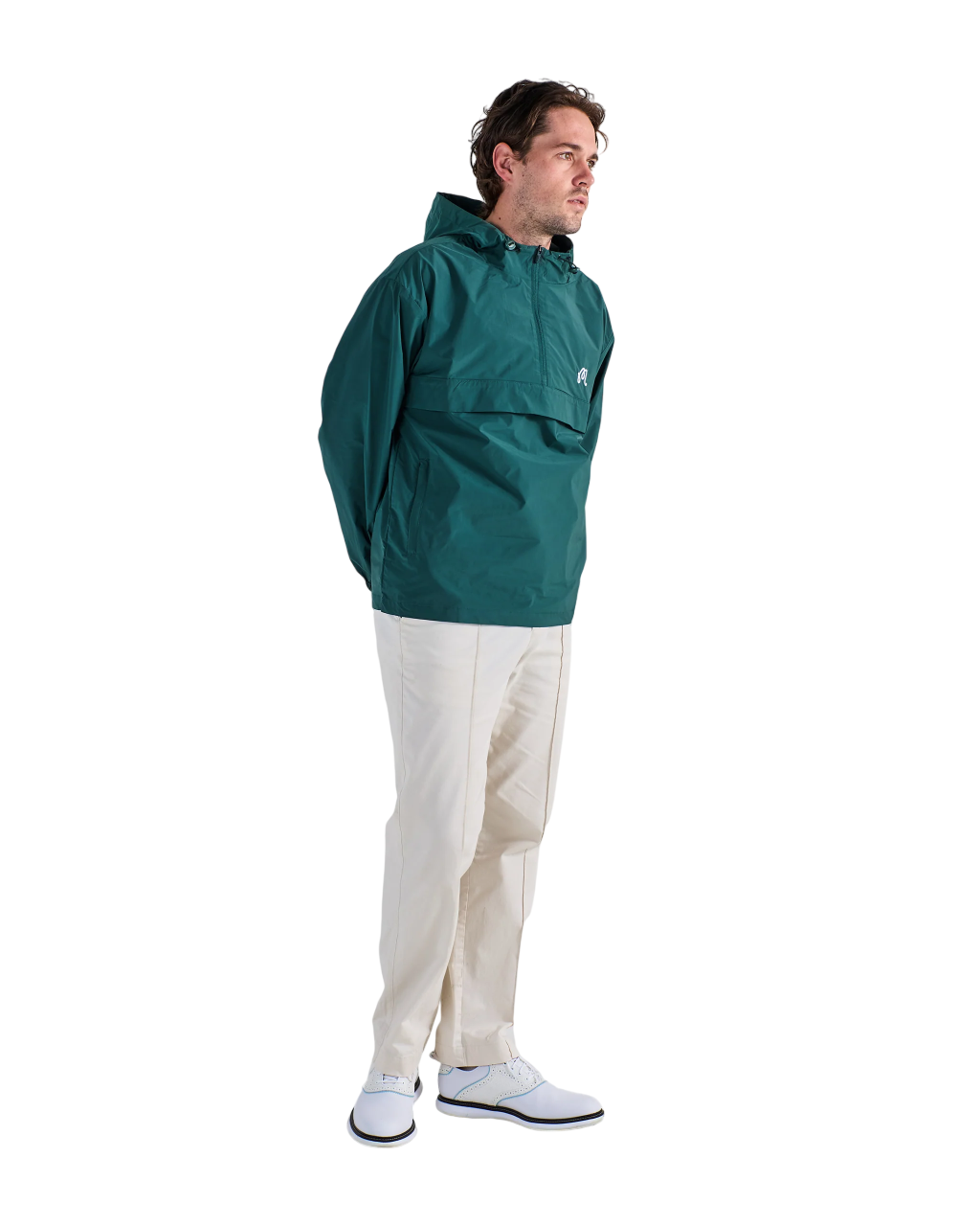 Nylon Anorak | Evergreen