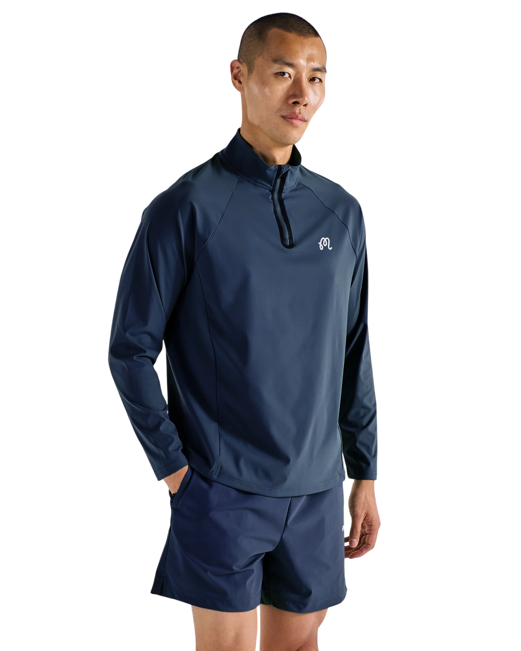 Performance Raglan Quarter Zip | Navy