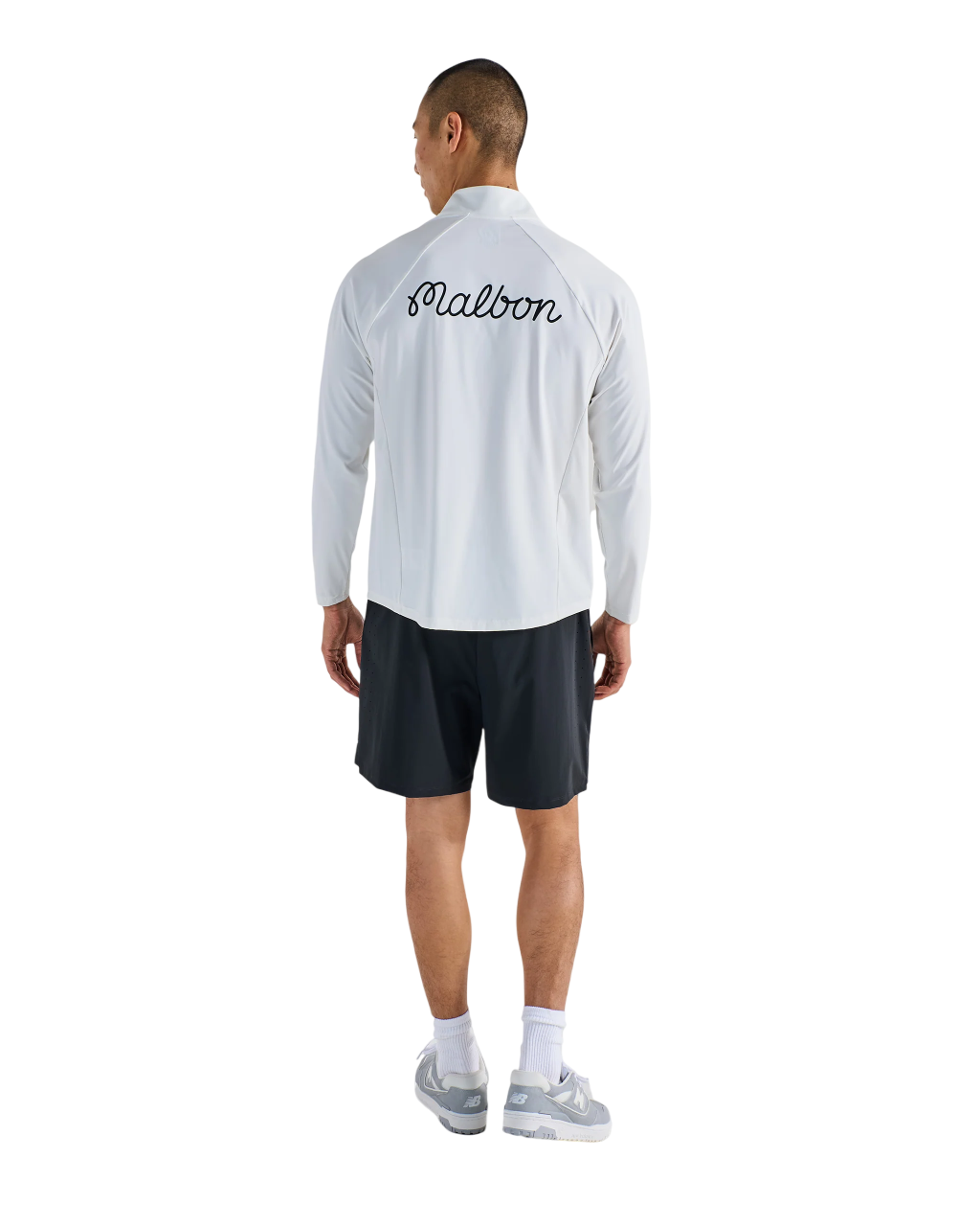 Performance Raglan Quarter Zip | White