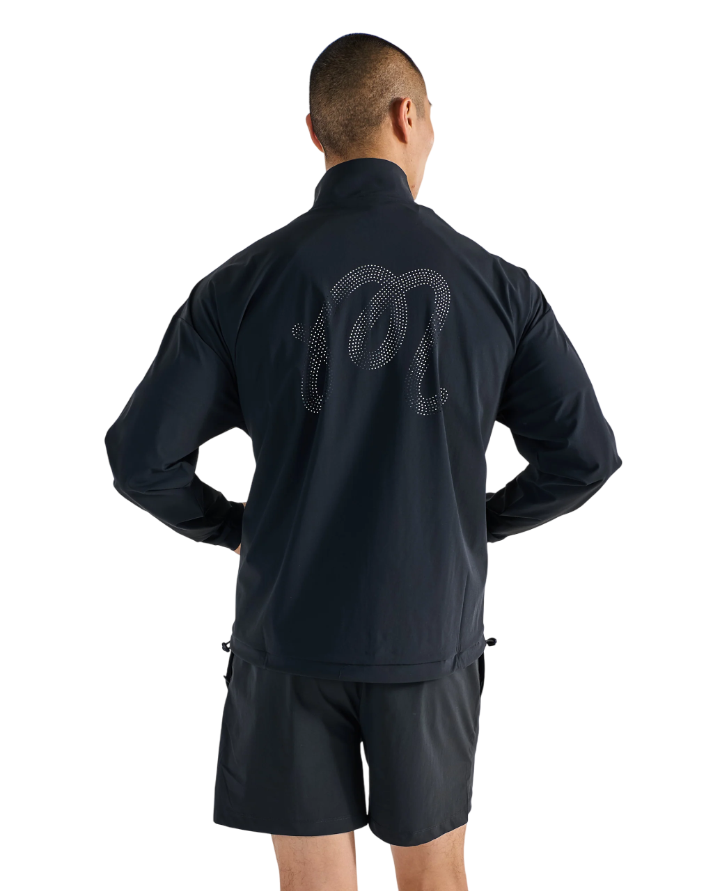 Performance Quarter Zip Shell Pullover | Black