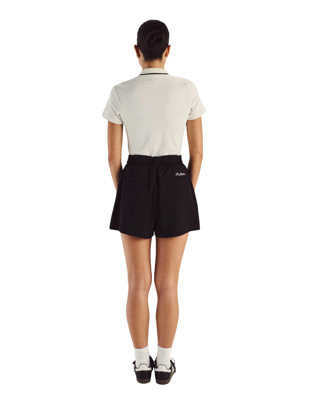 Amara Pleated Shorts | Black