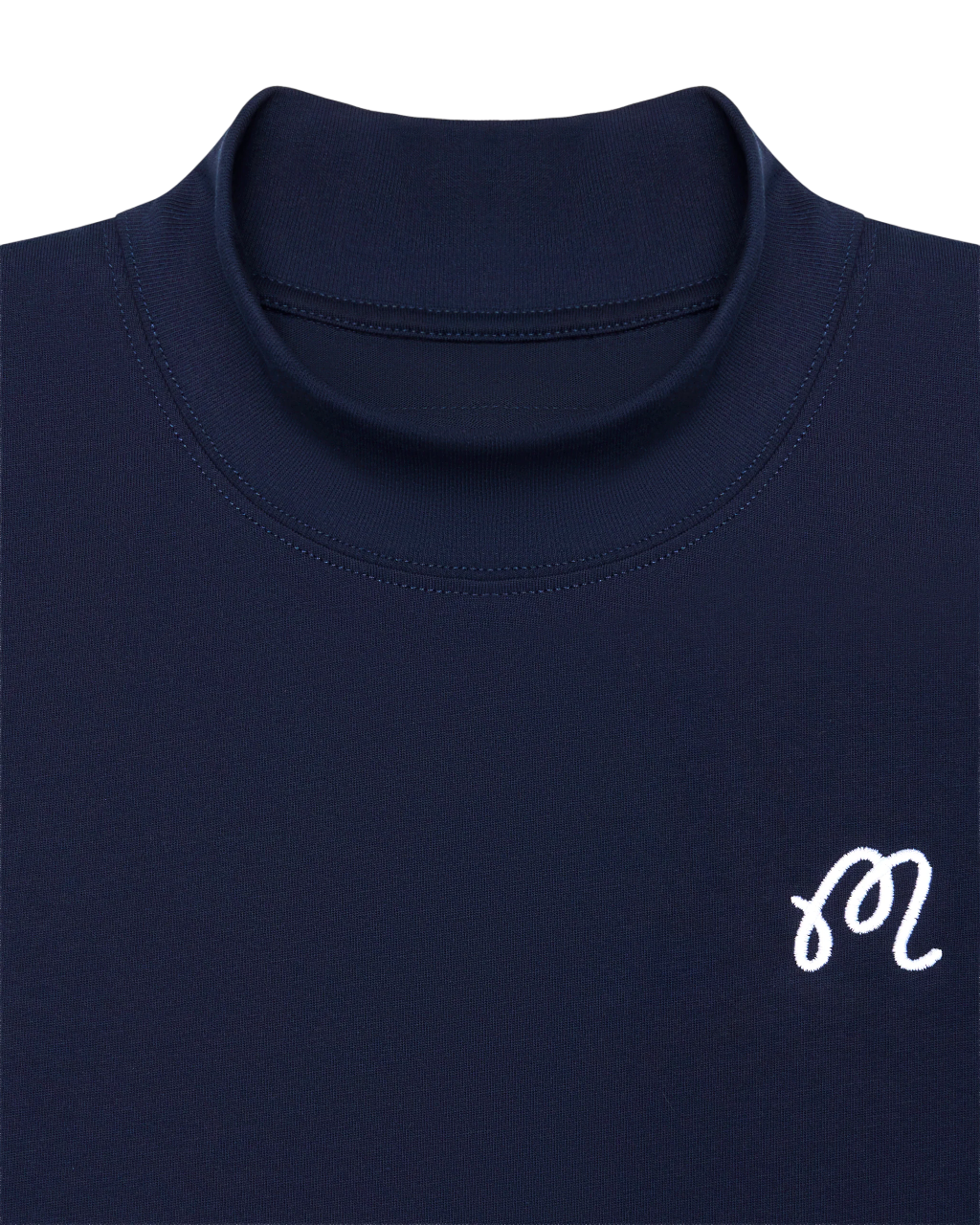 Mare Mockneck Tee | Navy