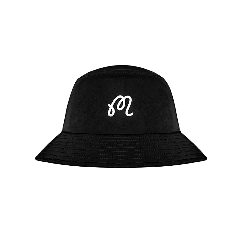 Menton Nylon Bucket Hat | Black