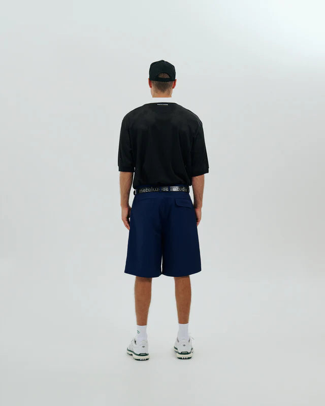 Quarter Zip Jersey Polo | Black