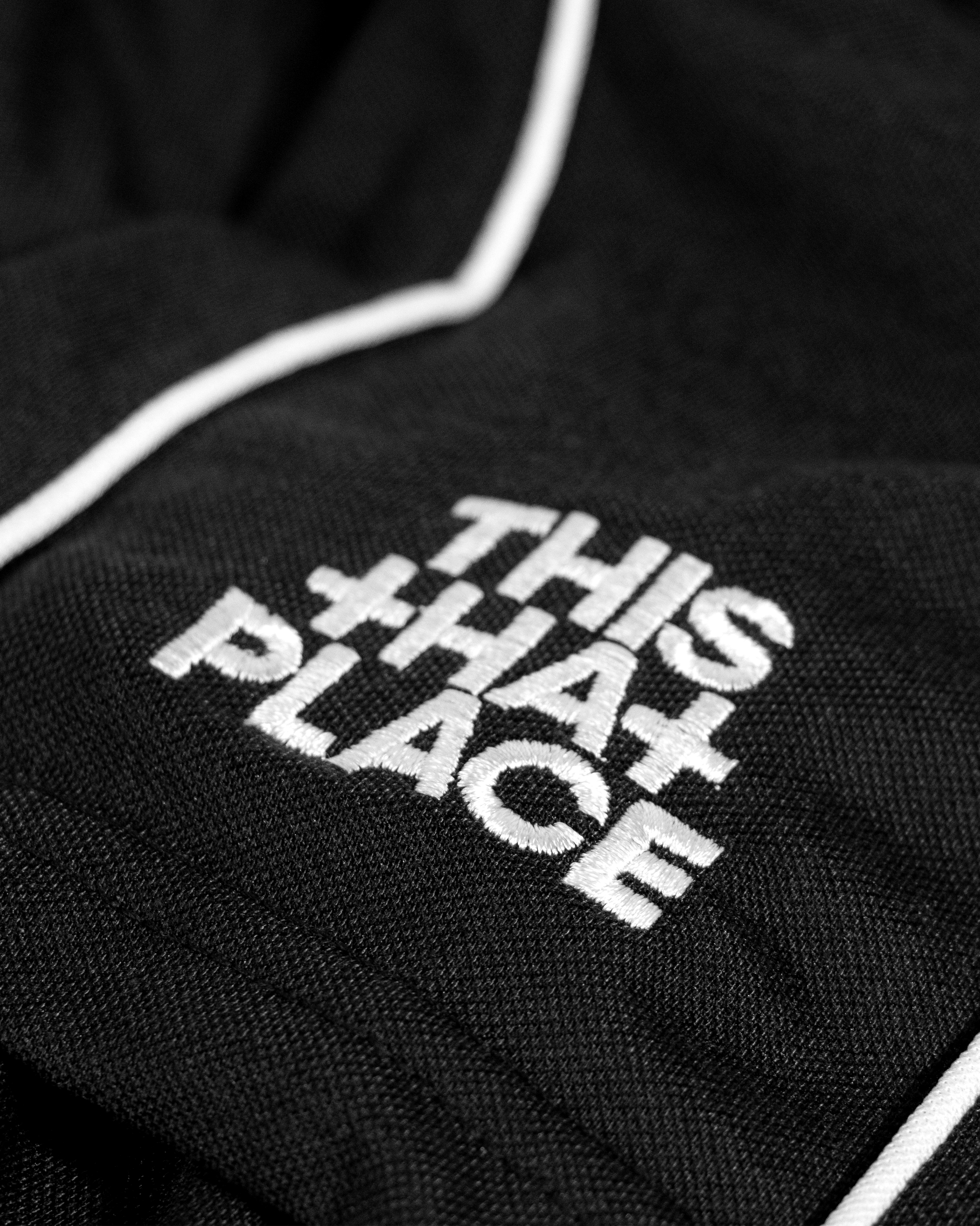 Malbon x TTP Performance Zip Blade Collar Polo | Black