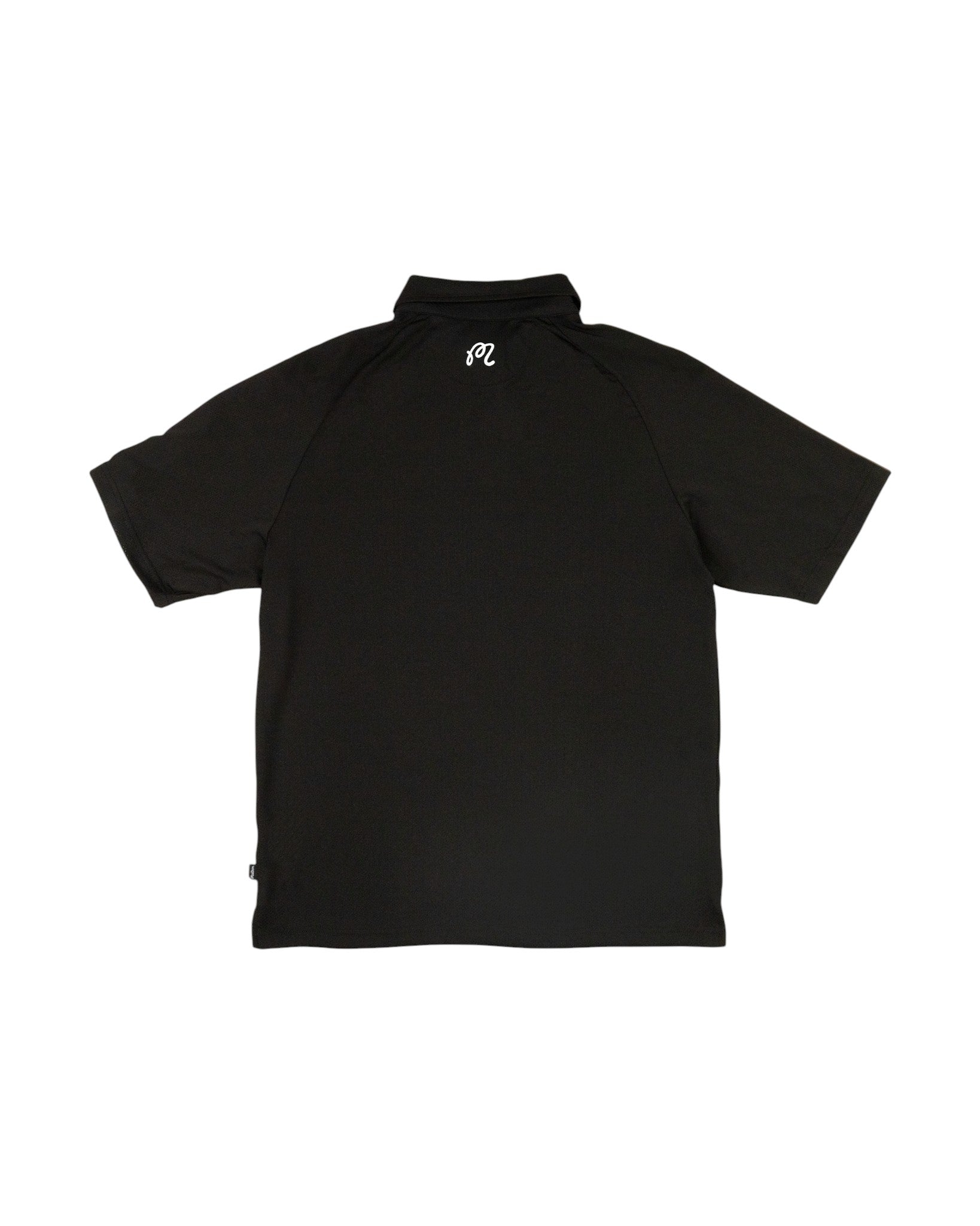 Malbon x TTP Performance Raglan Polo | Black