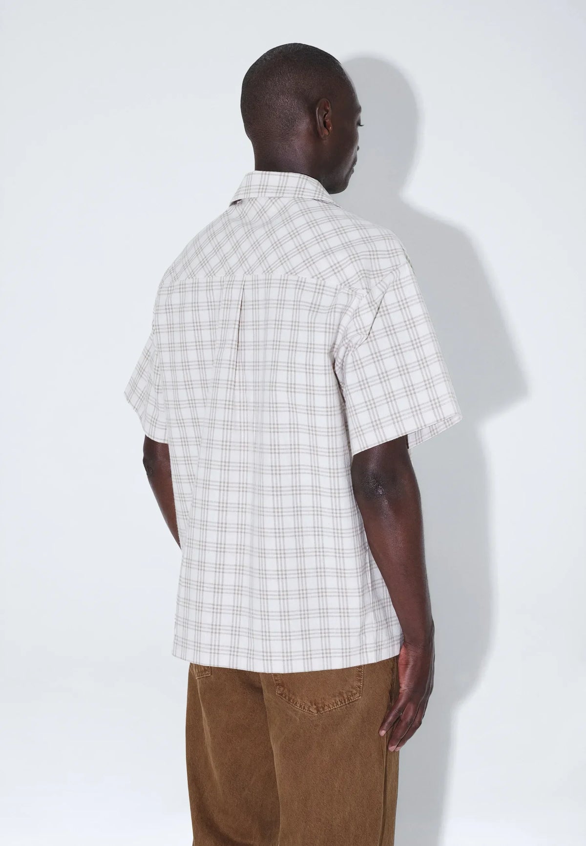 Mile Shirt | Ecru Summer Check