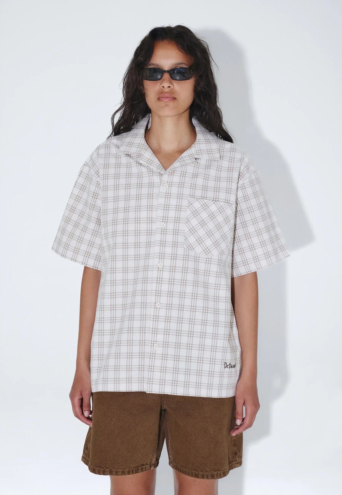 Mile Shirt | Ecru Summer Check