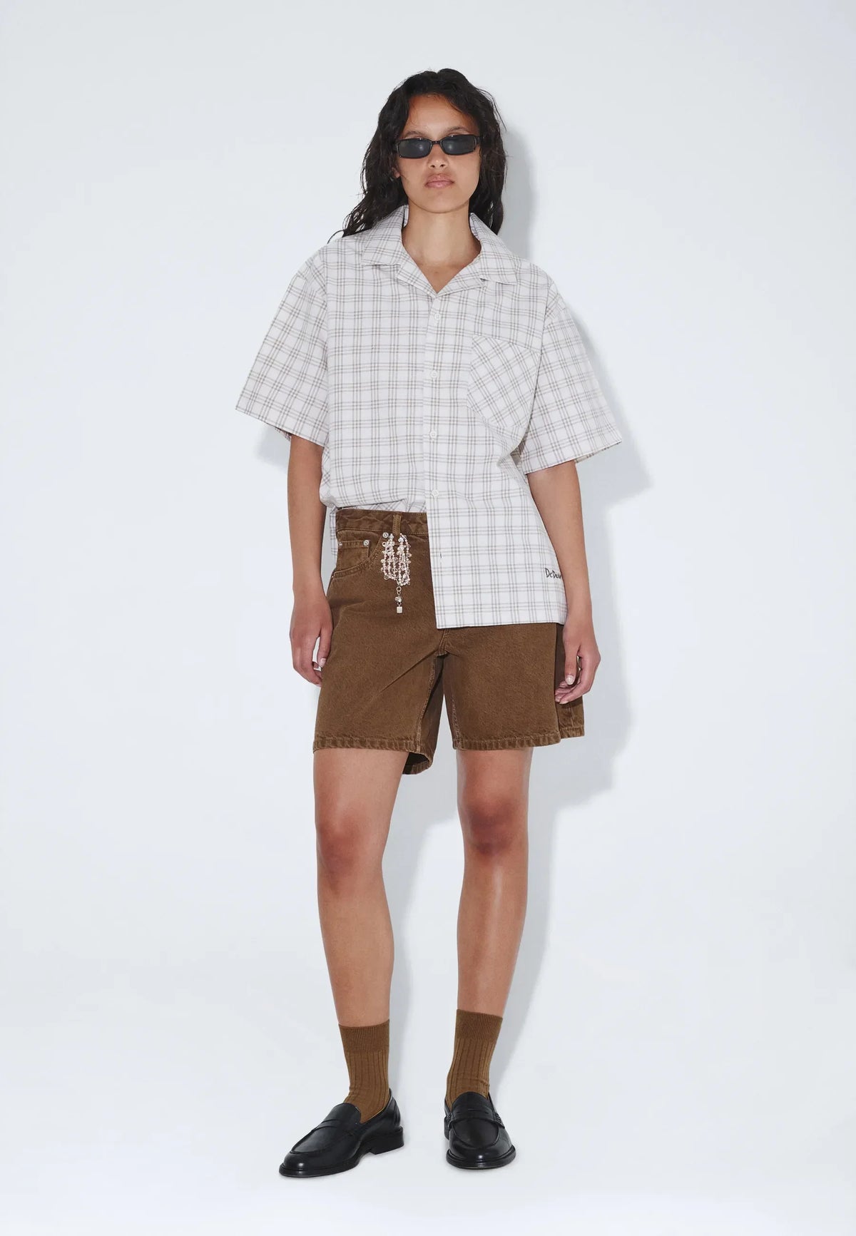 Mile Shirt | Ecru Summer Check
