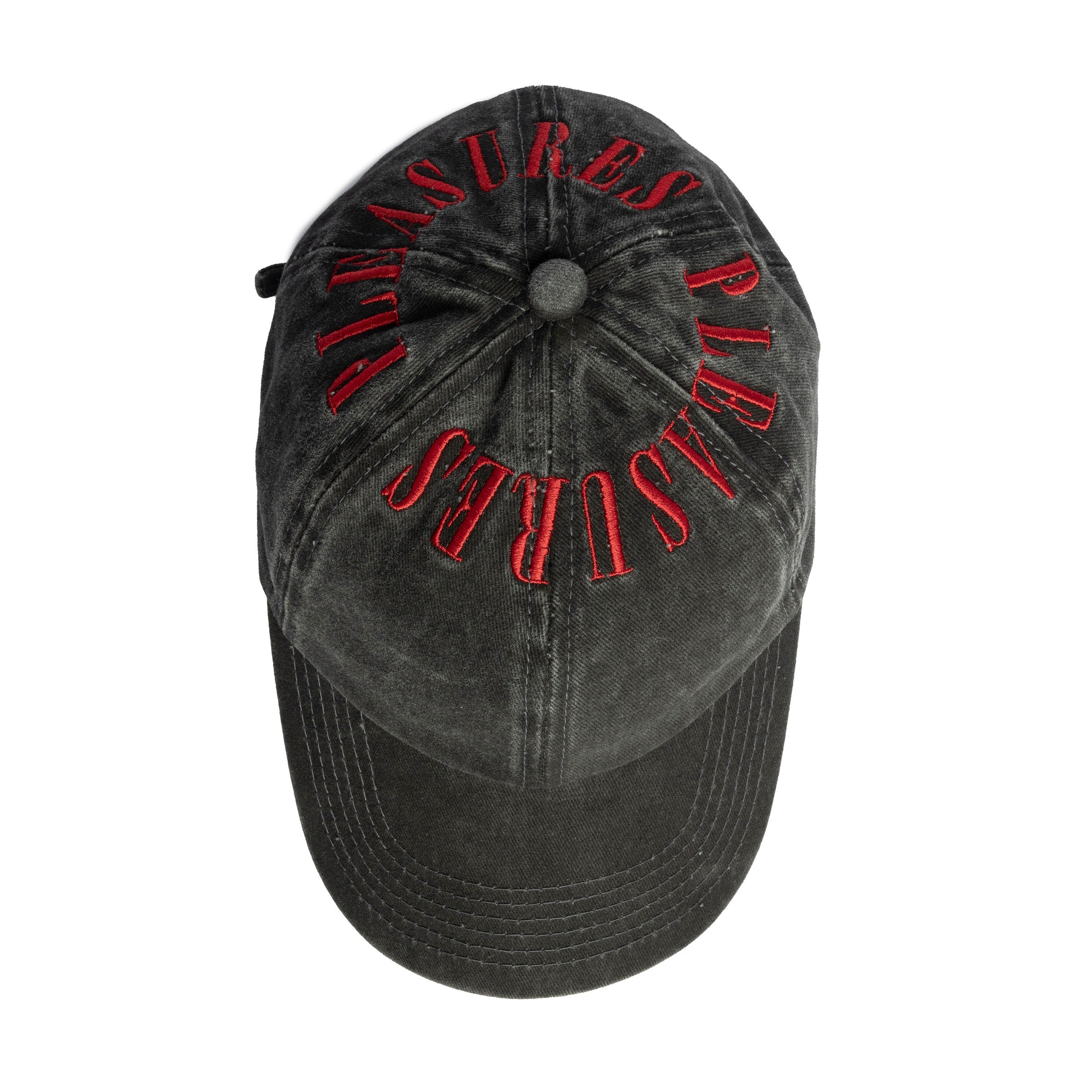 Onyx Crown Washed Cap 'Black/Red'