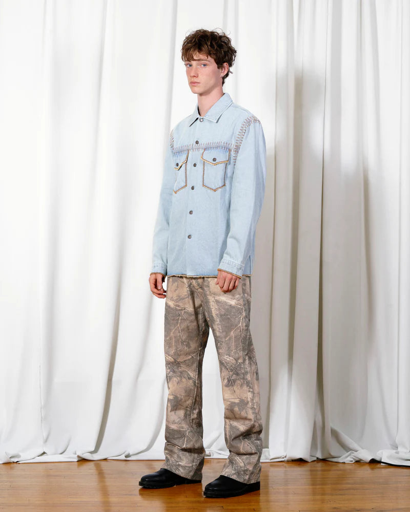 Fortress Denim Button Up | Washed Indigo