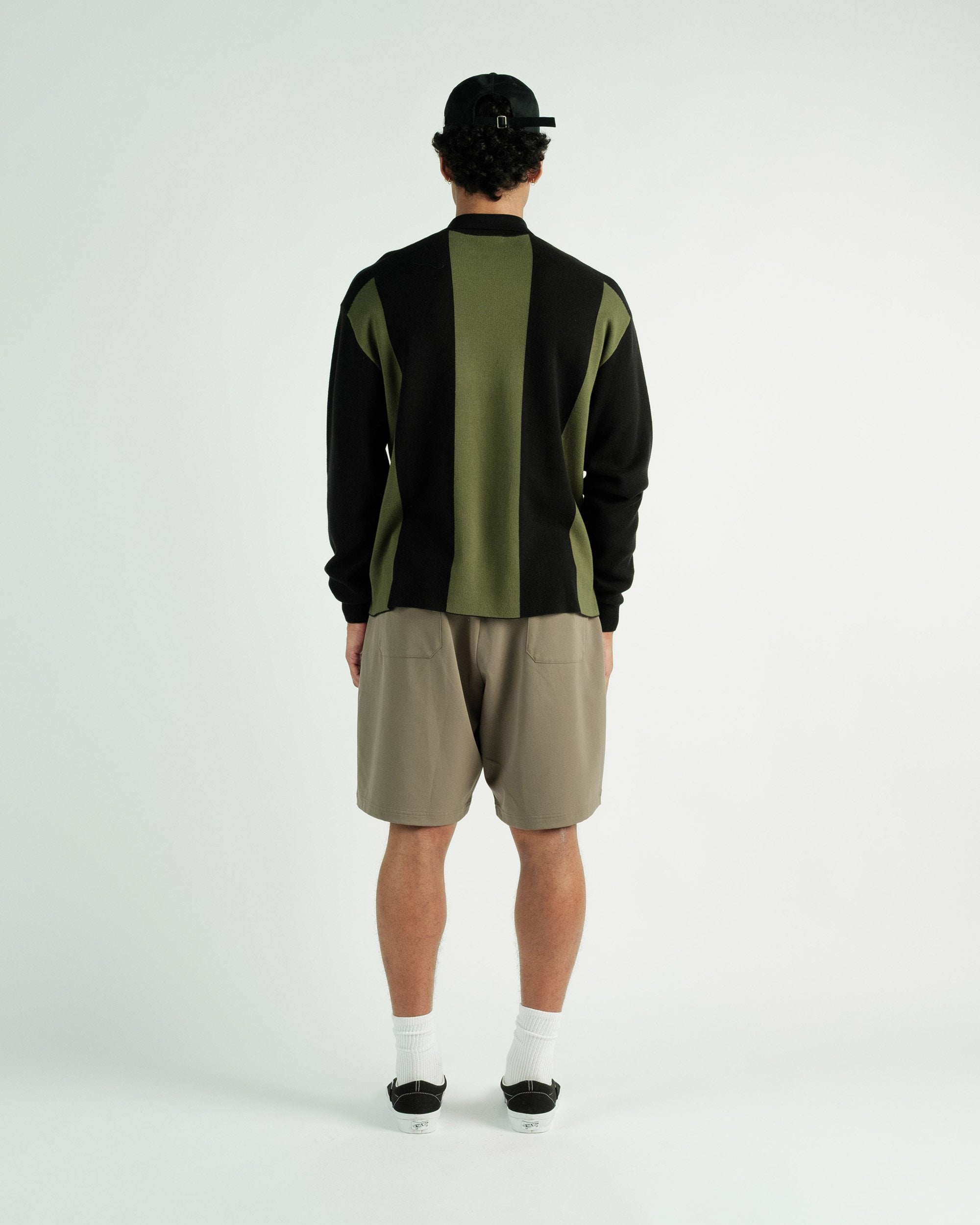 Students Golf - Gibson Knitted L/S Sweater Polo