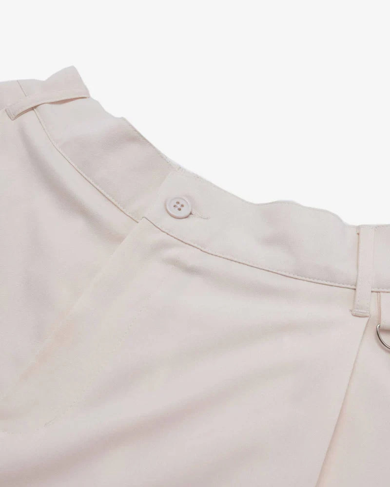 Calculus Baggy Pleated Shorts | Cream