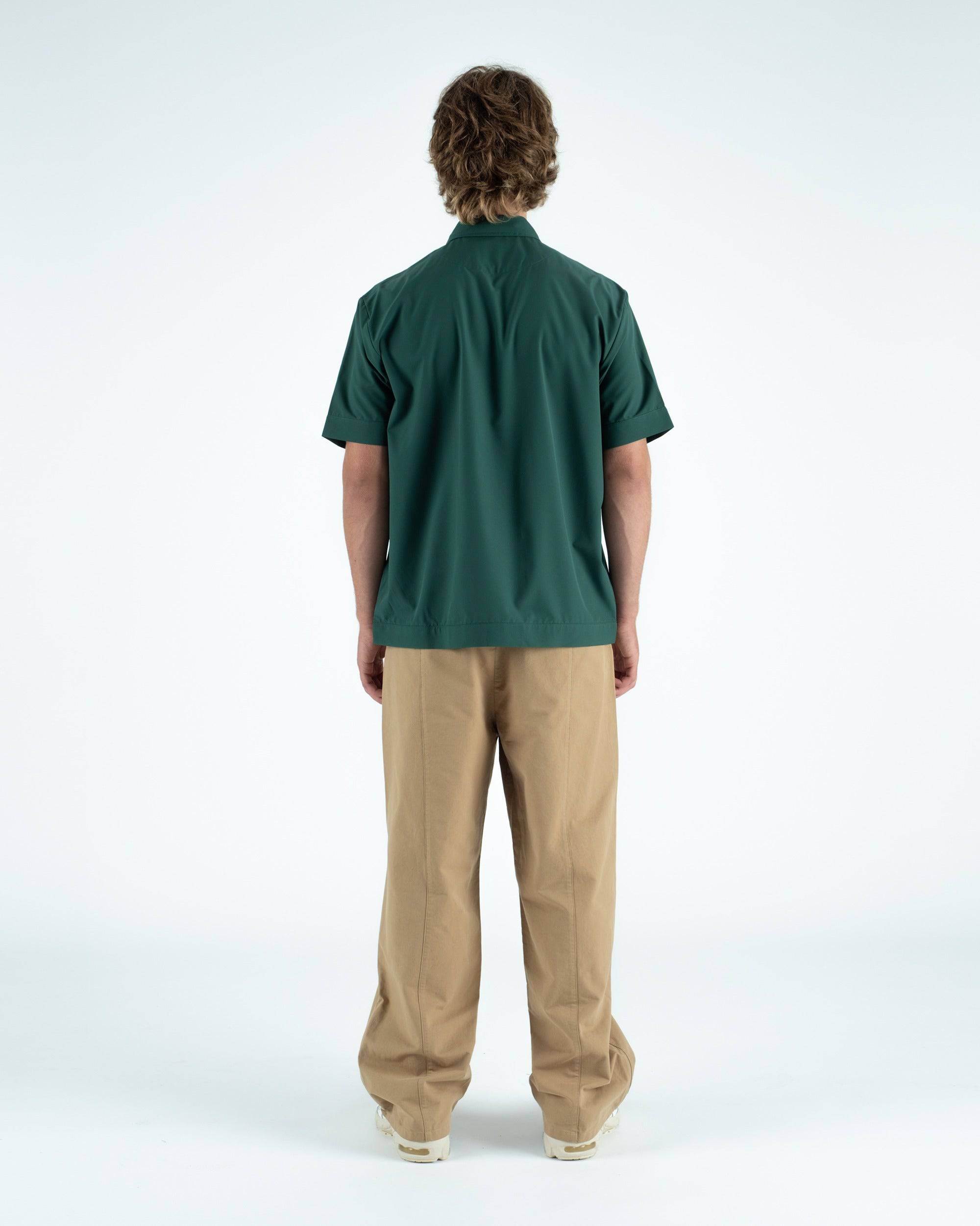 Educate S/S Poplin Button-Up Shirt - Students Golf