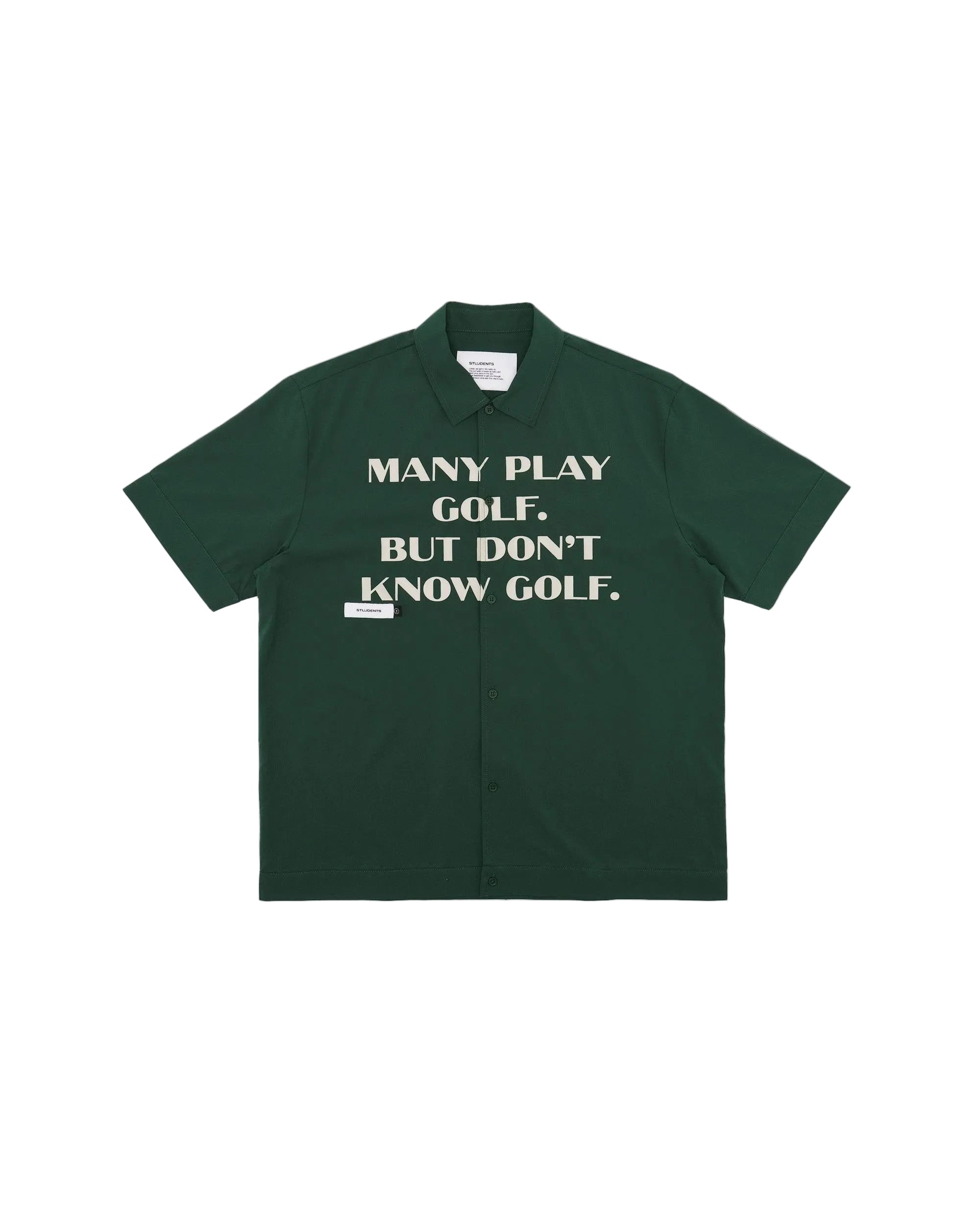 Educate S/S Poplin Button-Up Shirt - Students Golf