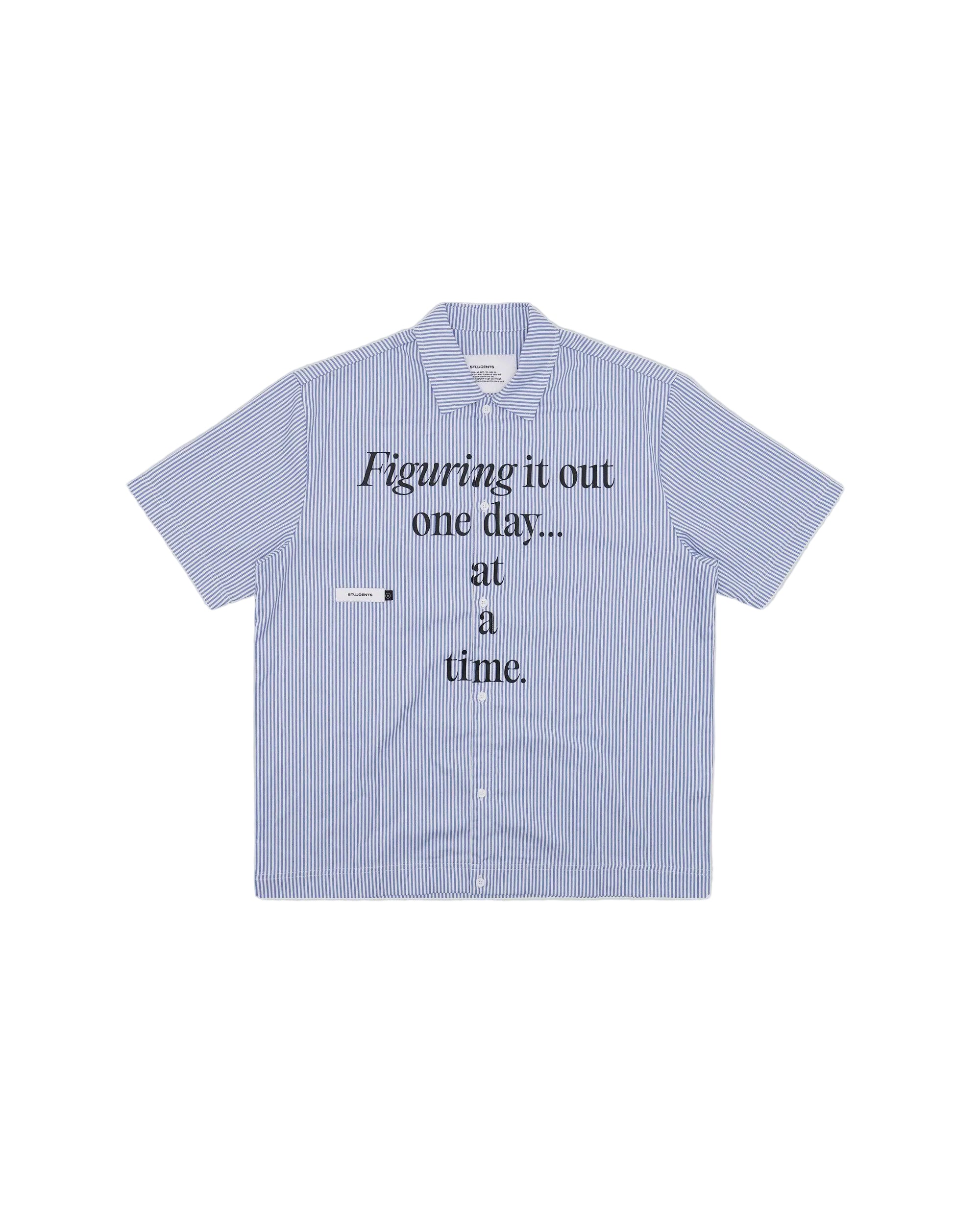 Reymon S/S Stripe Oxford Button-Up Shirt - Students Golf