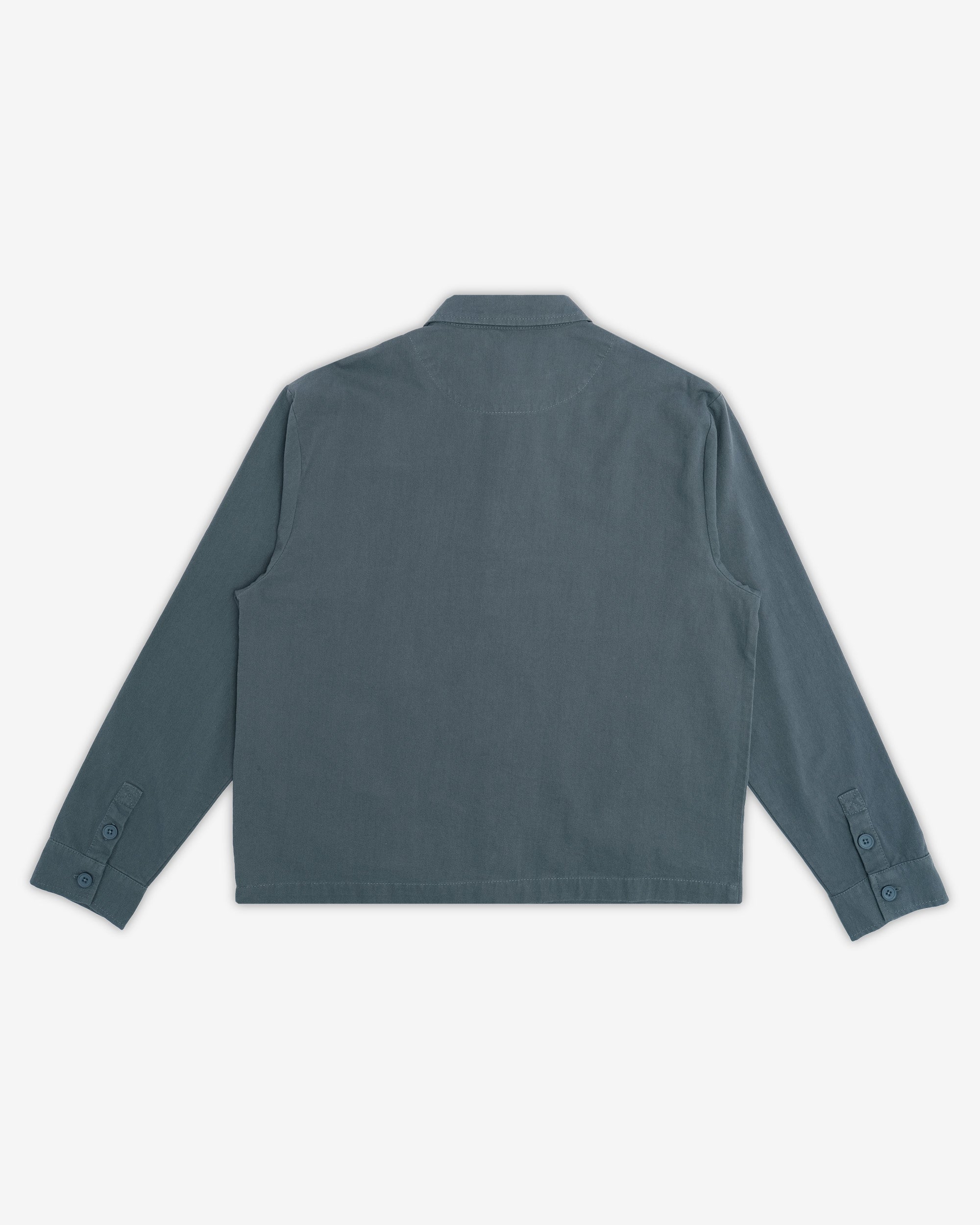 Blue shirt on a white background