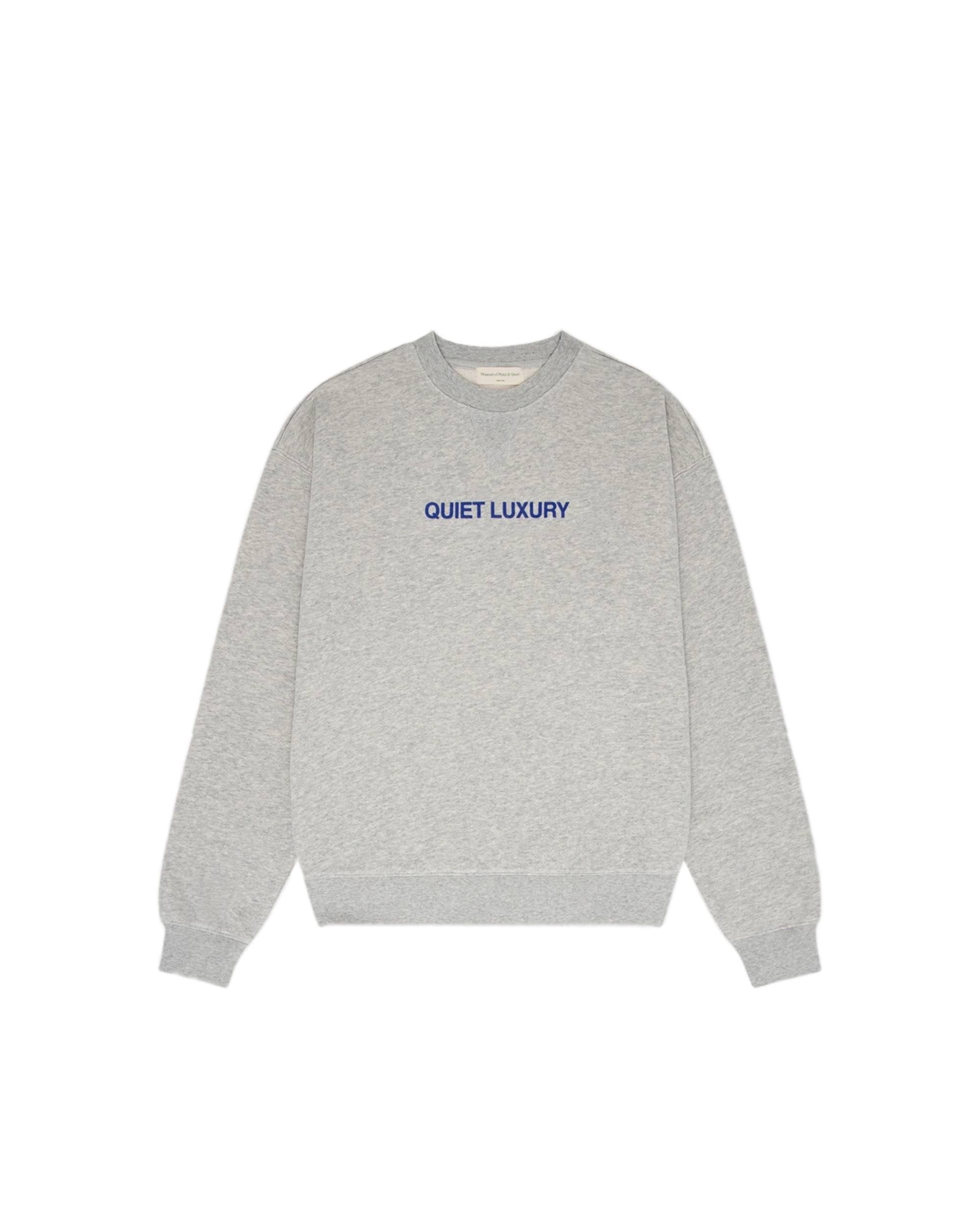Quiet Luxury Crewneck | Ash