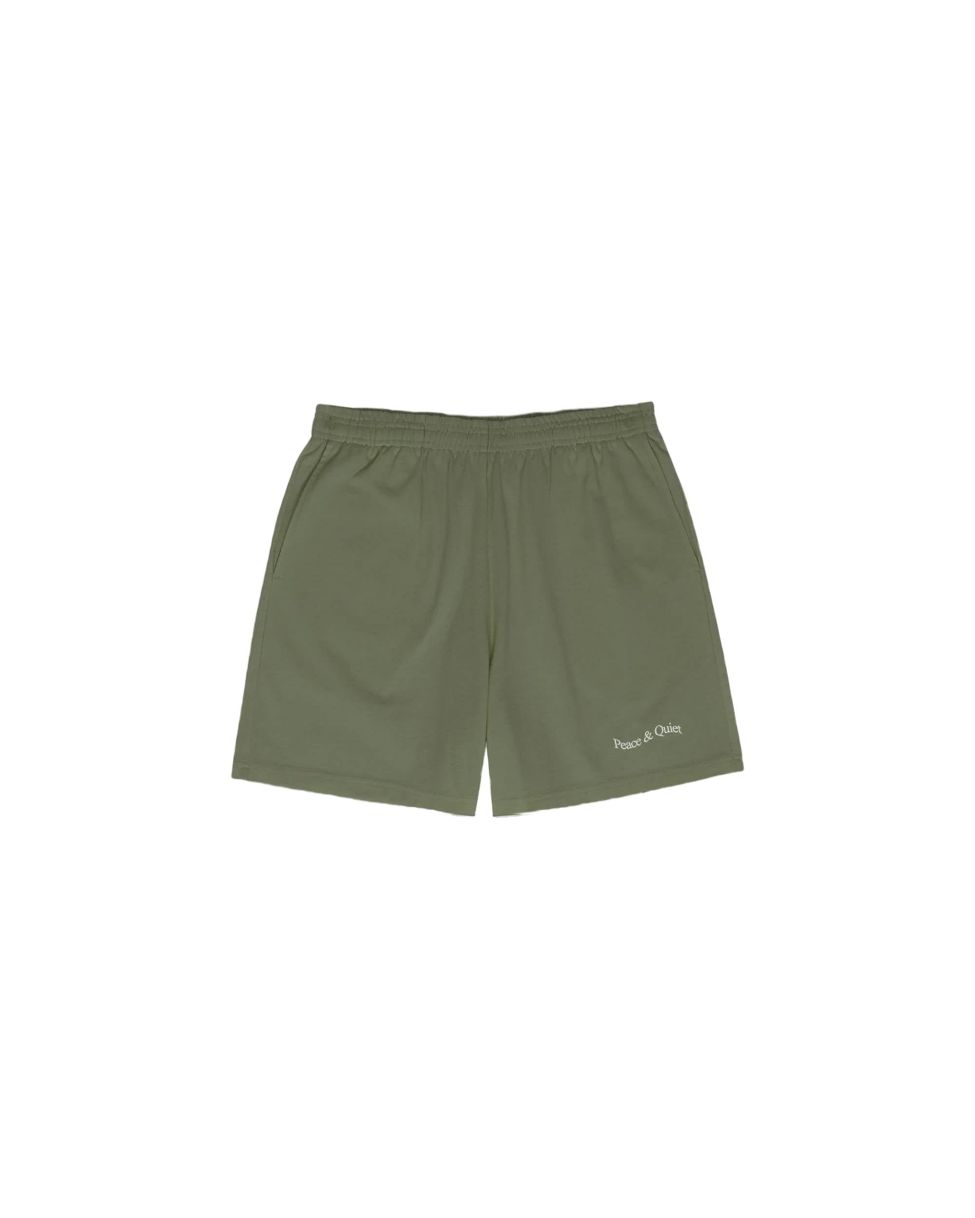 Wordmark Sweatshorts | Olive