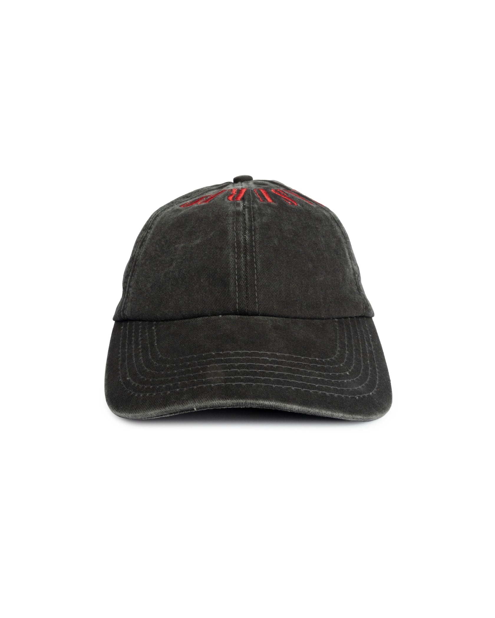 Onyx Crown Washed Cap 'Black/Red'