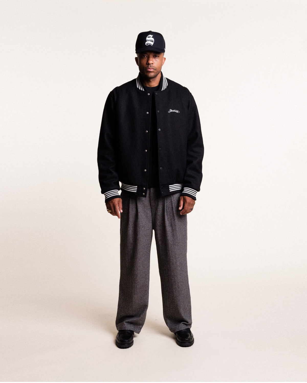 Tradition Double Pleated Wool Pants