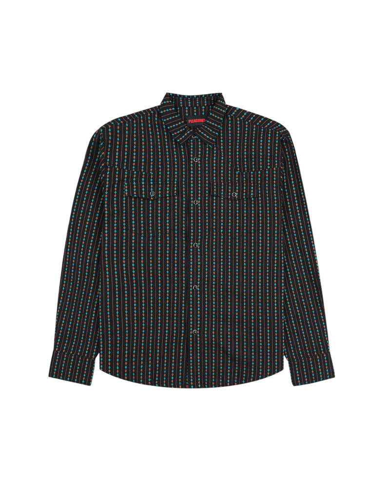Tribute Western Button Up | Black