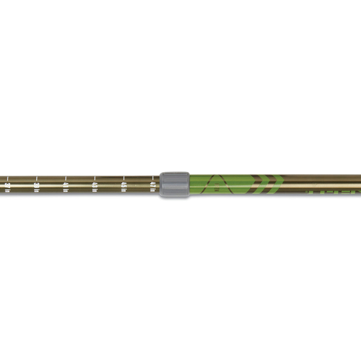 Close up of Kelty Upslope 2.0 trekking poles, showing twist-style locking mechanism