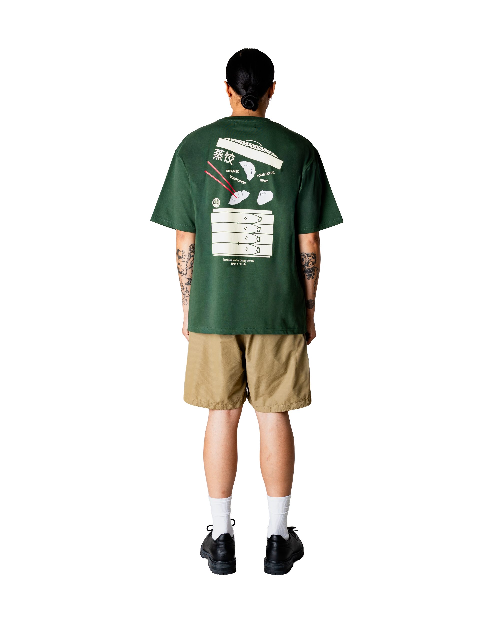 Baine Dump Tee | Pine Green