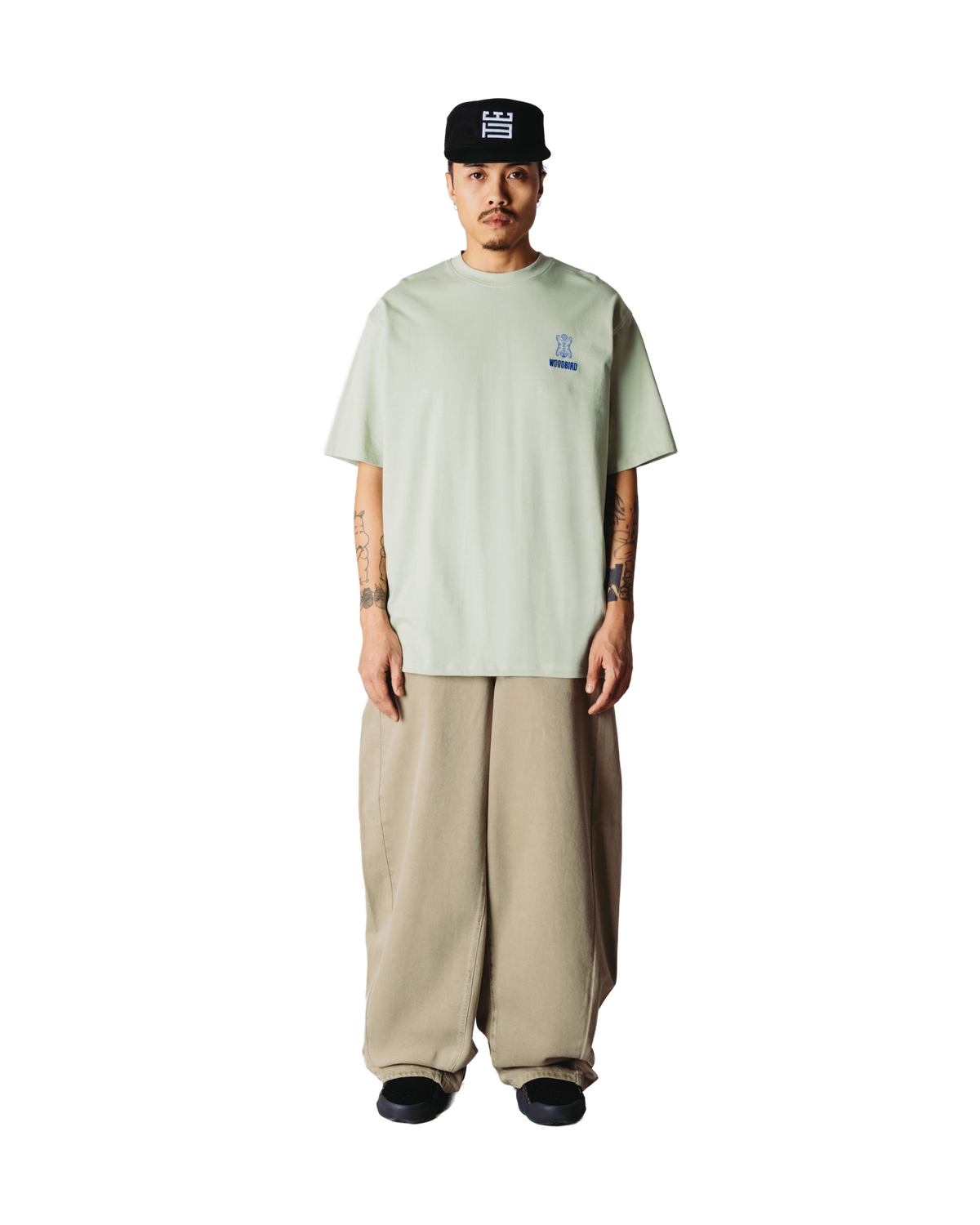 Baine Tiger Tee | Dusty Green