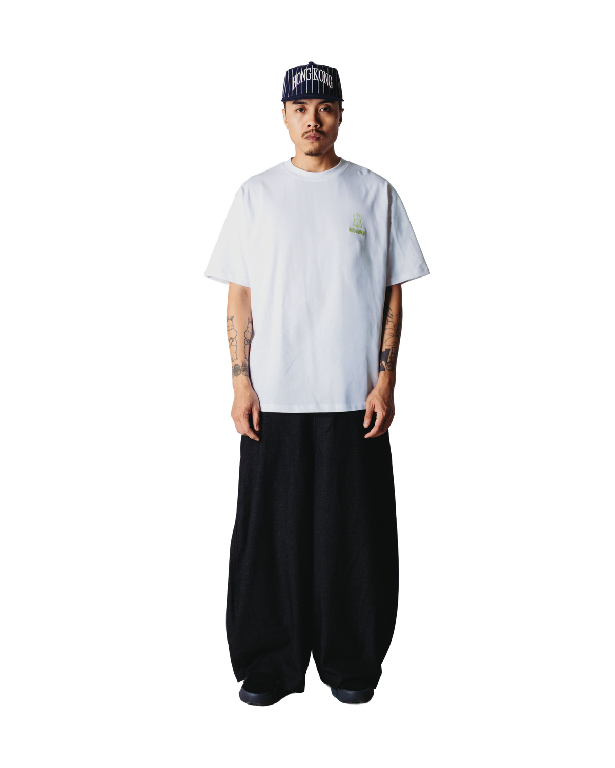 Baine Tiger Tee | White