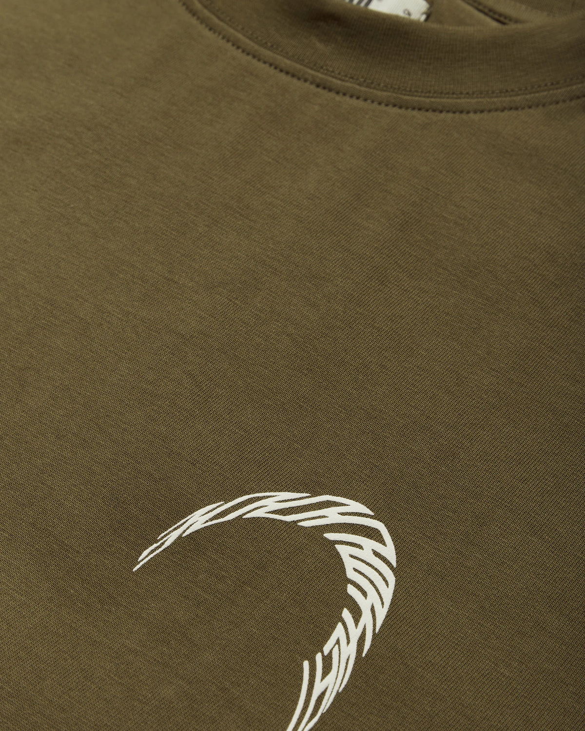 Baine Warp Tee | Dark Olive