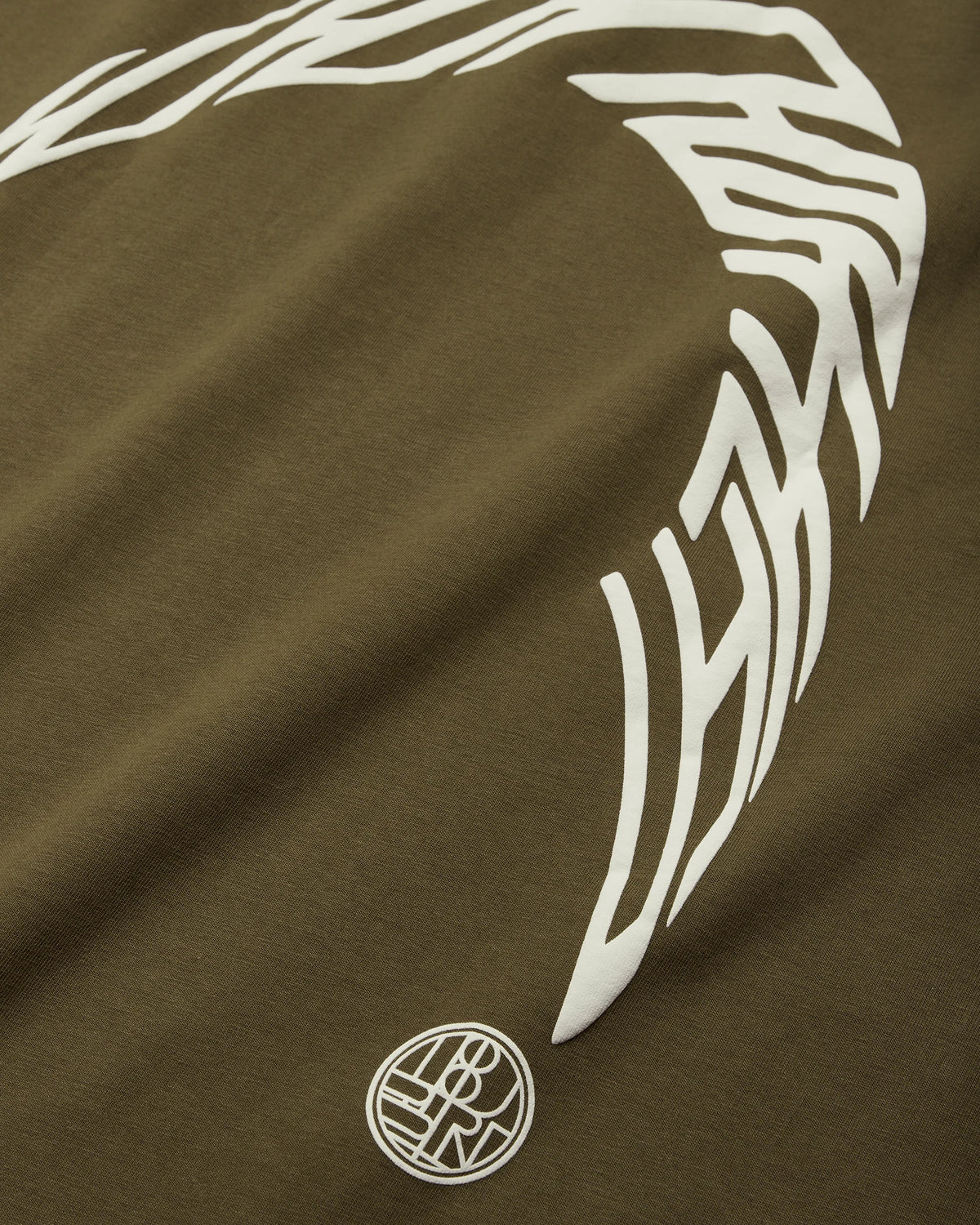 Baine Warp Tee | Dark Olive