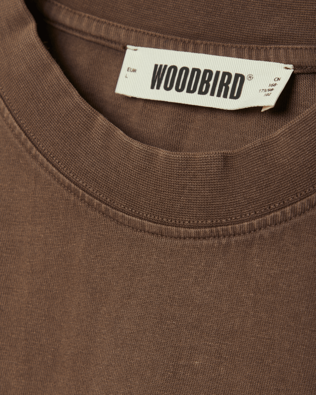 Baine Washed Tee | Washed Brown