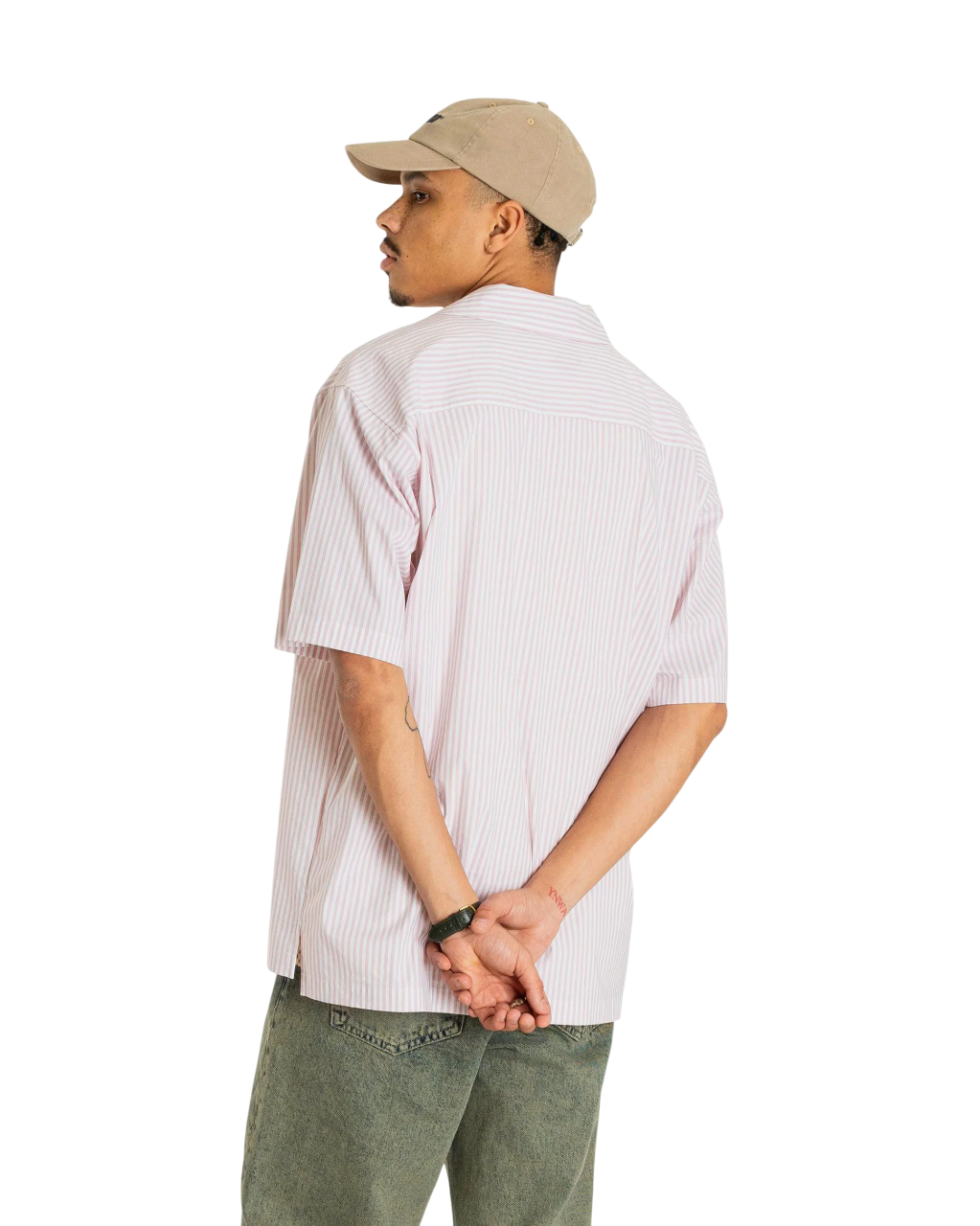 Banks Stripe Shirt | White-Pink