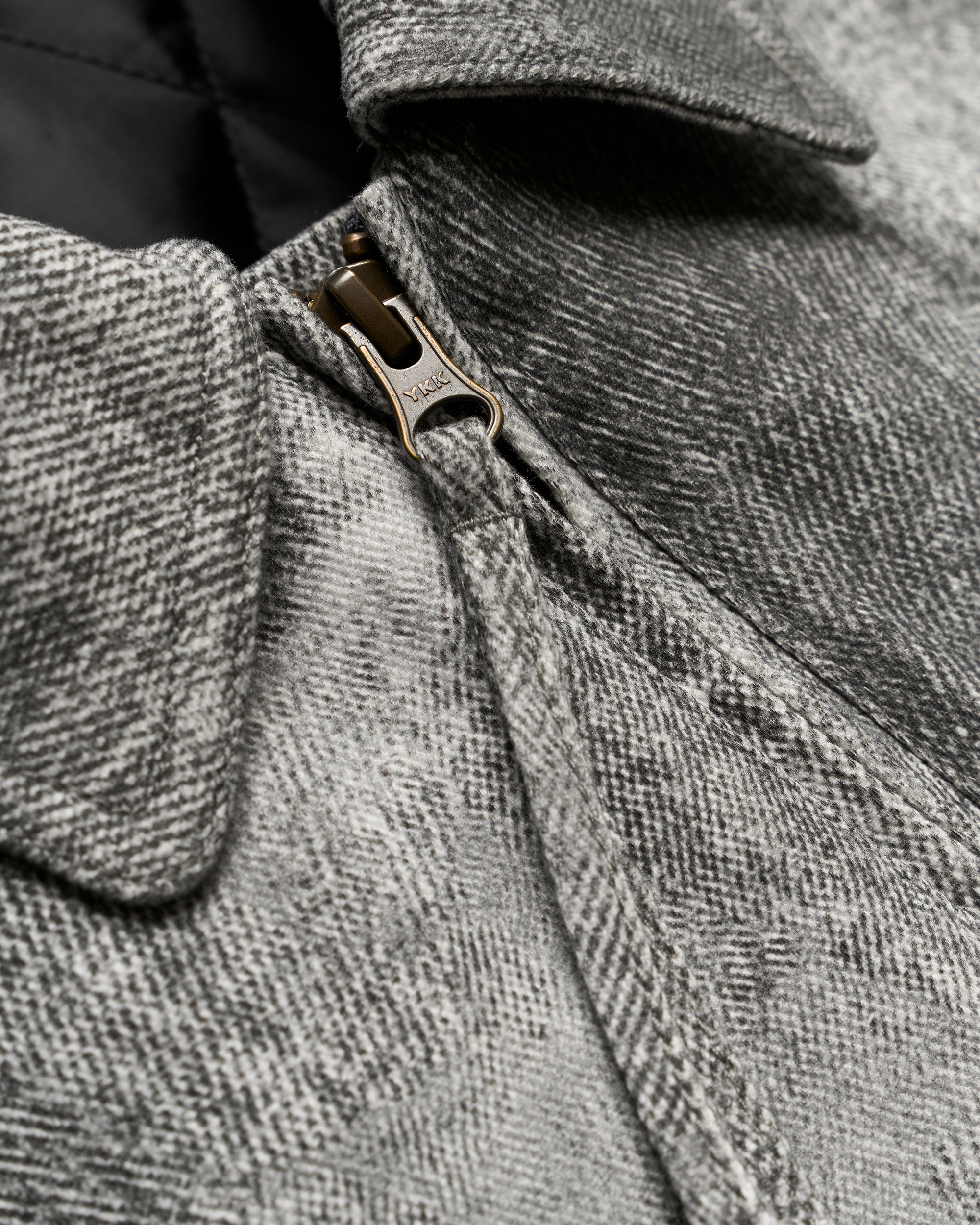 Bao Printed Jacket | Grey-black
