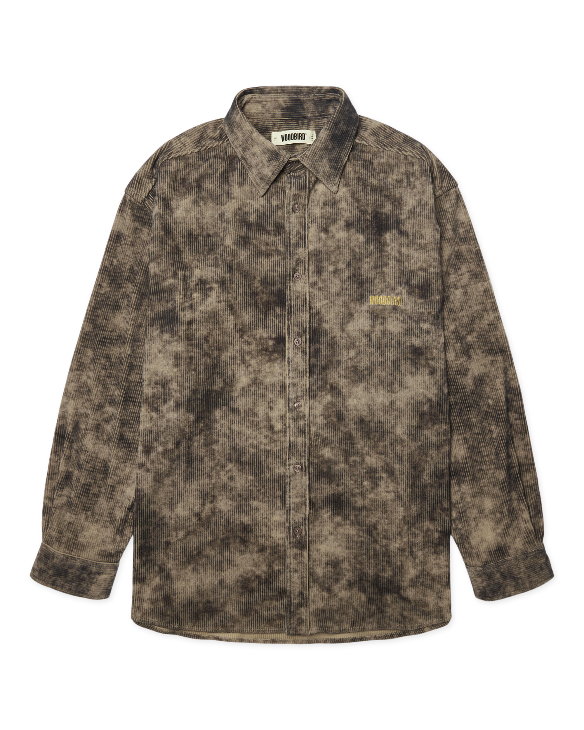 Brooks Wash Cord Shirt | Dark Olive