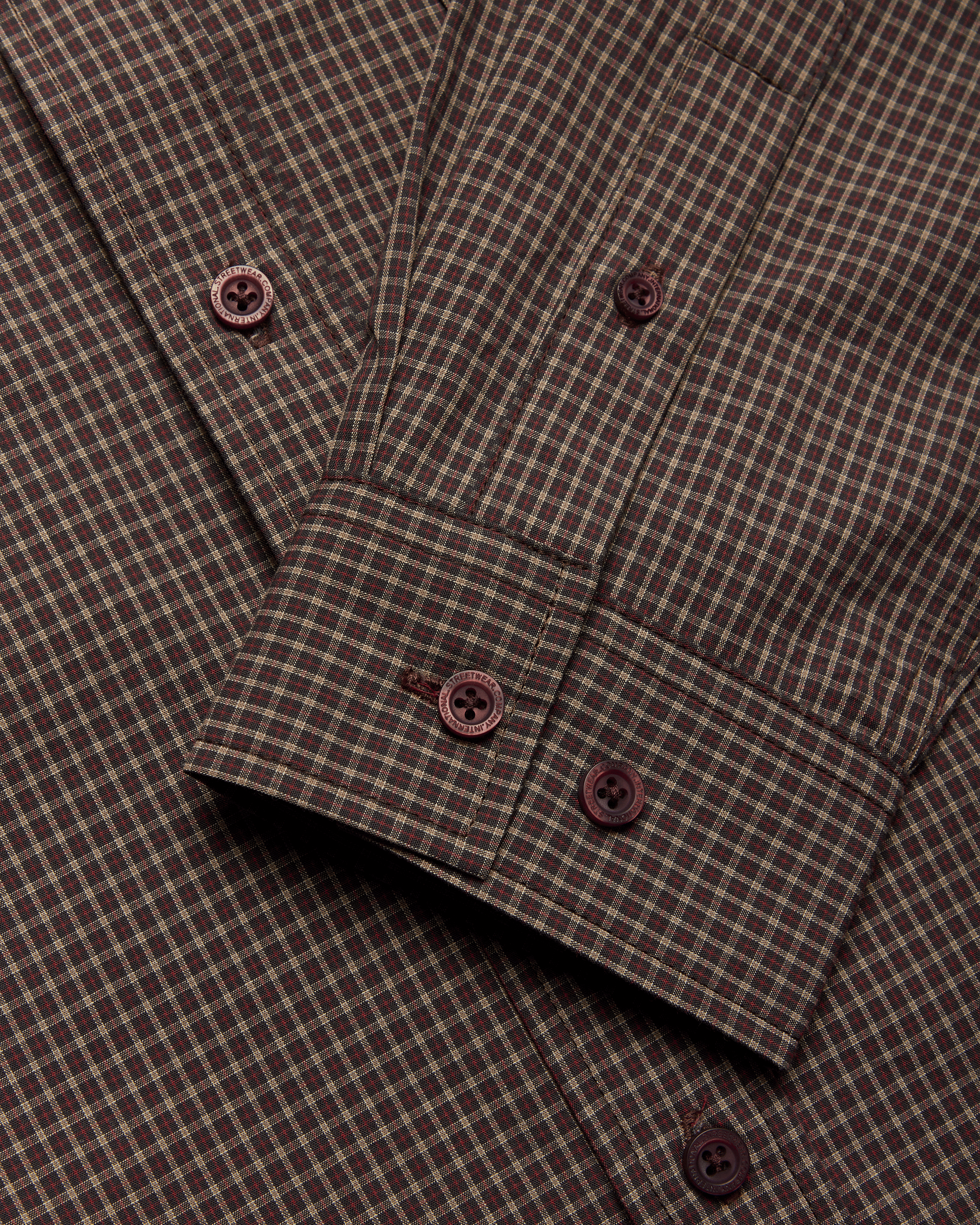 Buzo Dau Check Shirt | Brown-red