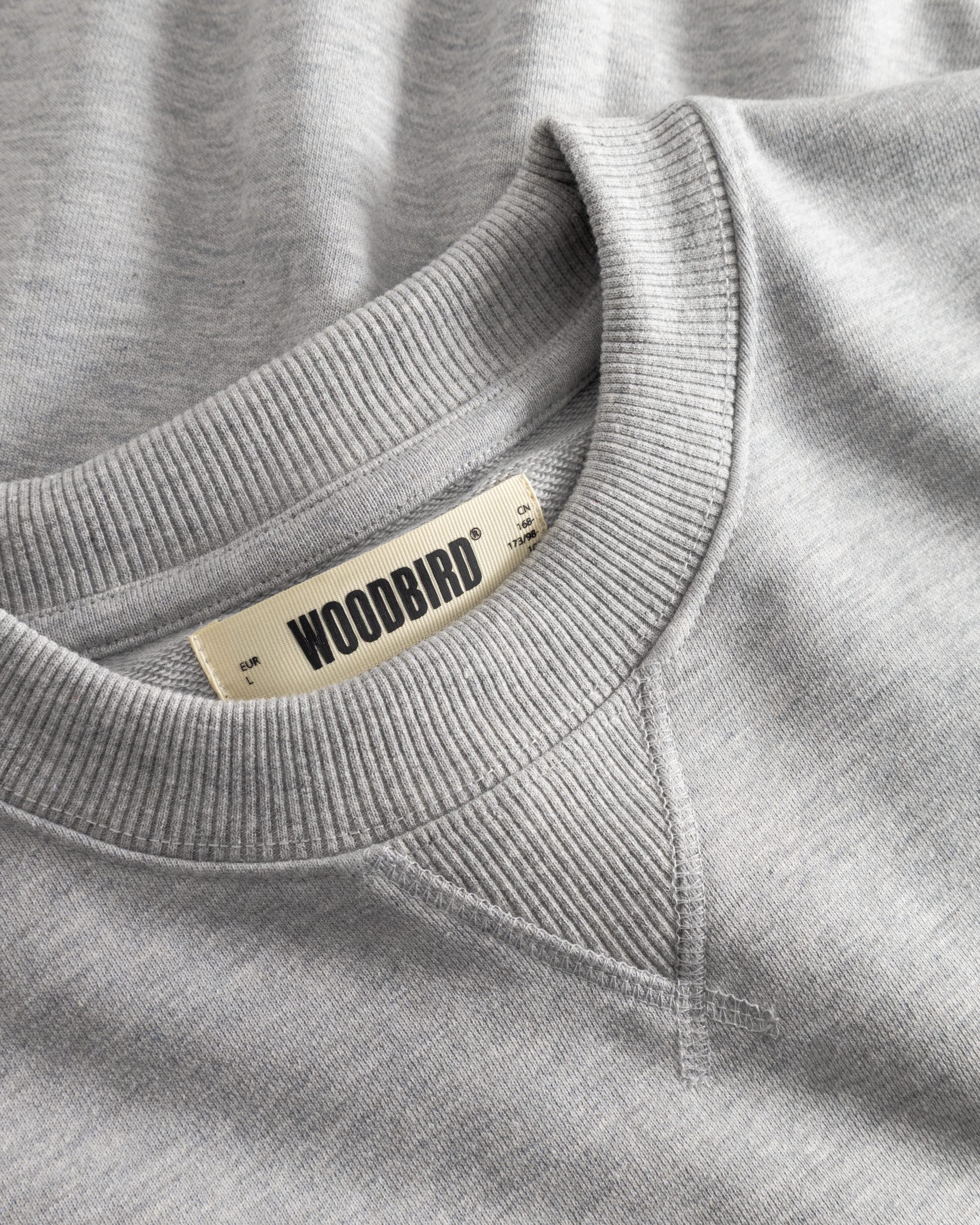 Cane Lion Crew | Light Grey Melange