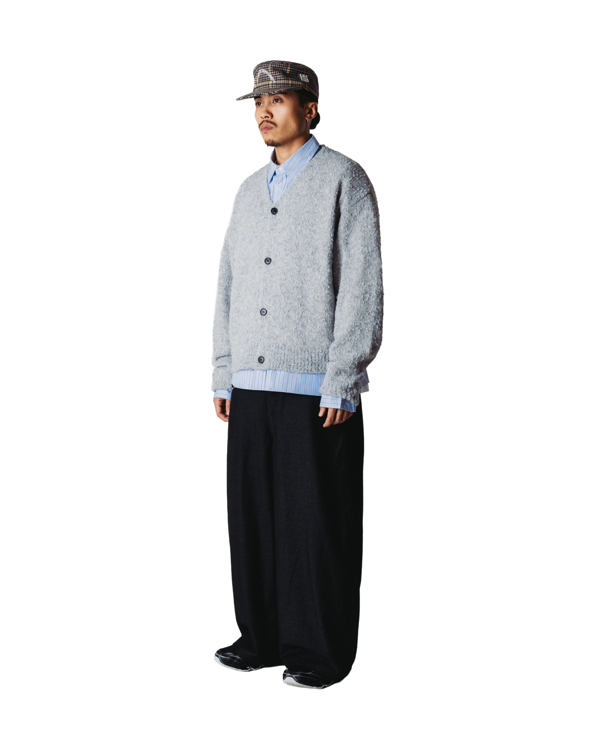 Chi Boucle Cardigan | Grey