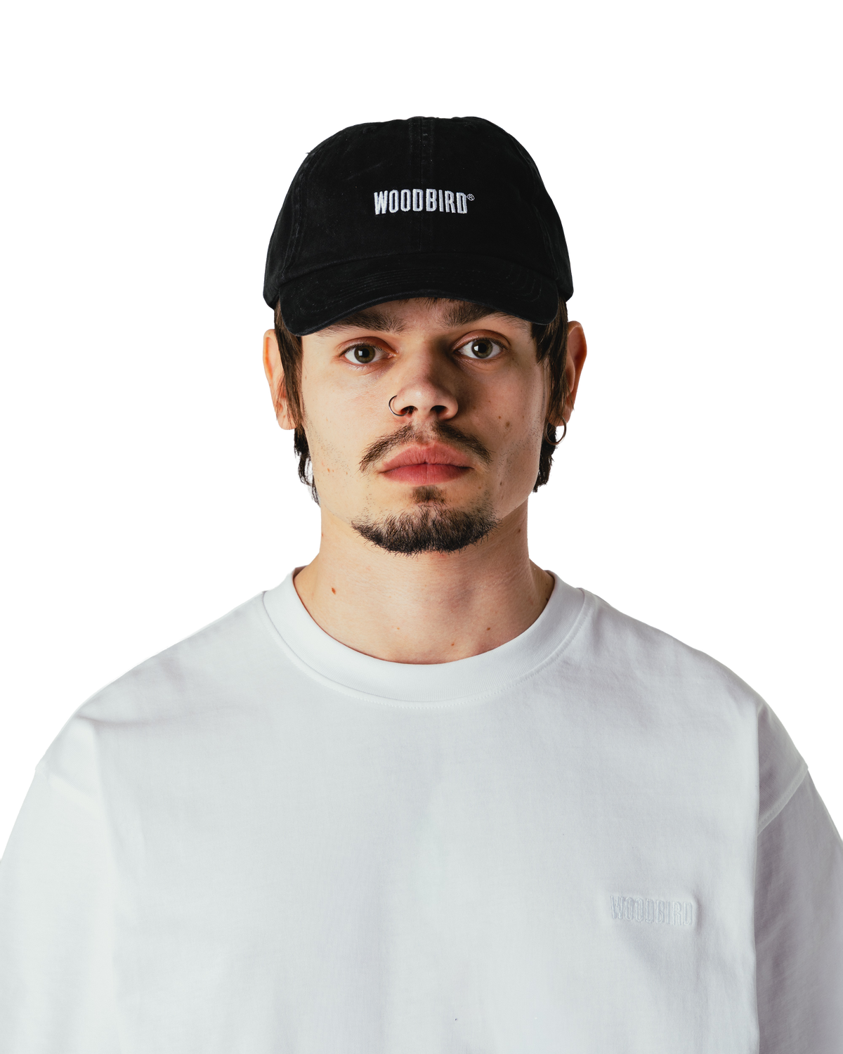 Core Twill Cap | Black-white