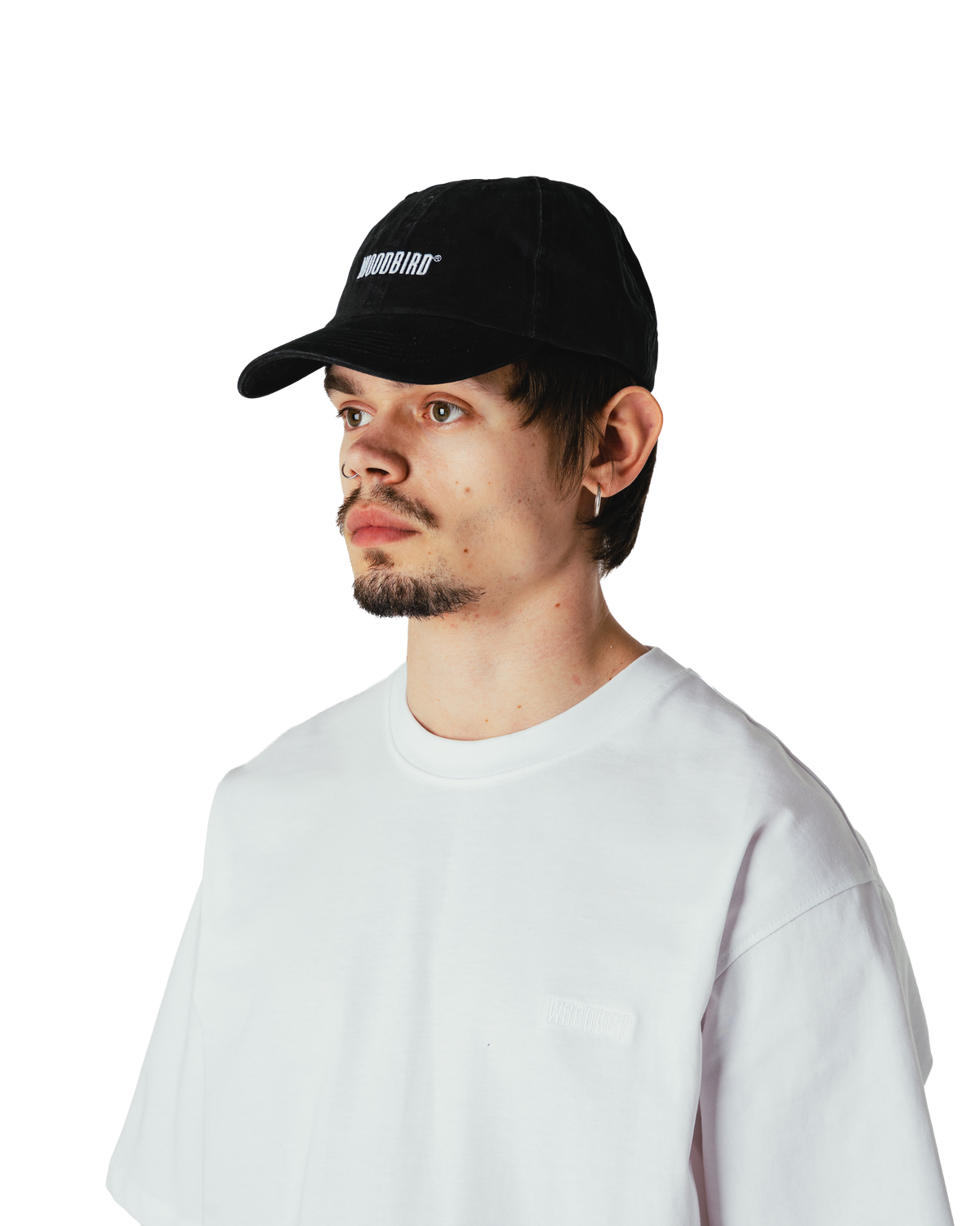 Core Twill Cap | Black-white