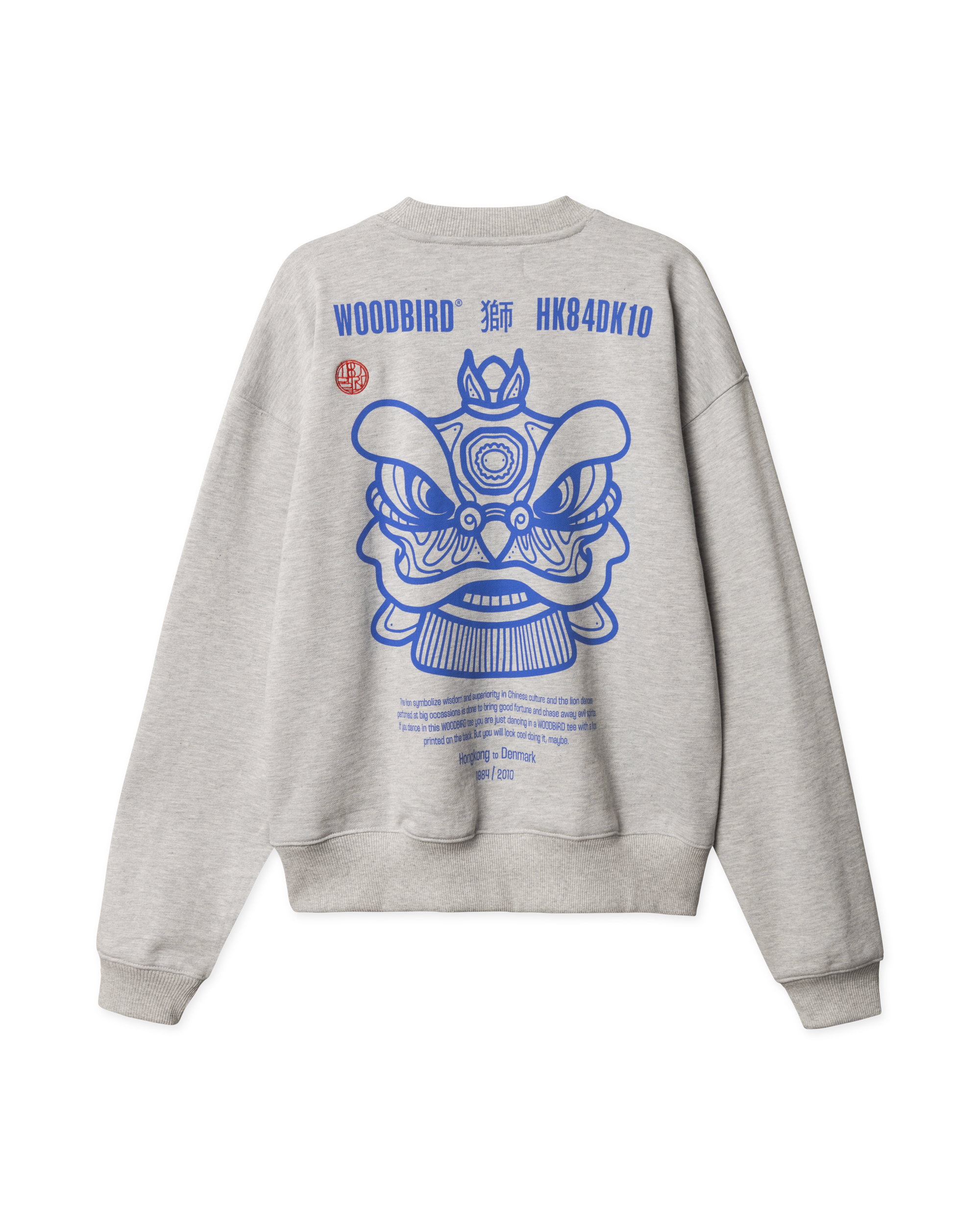 Cupe Lion Crew | Light Grey Melange