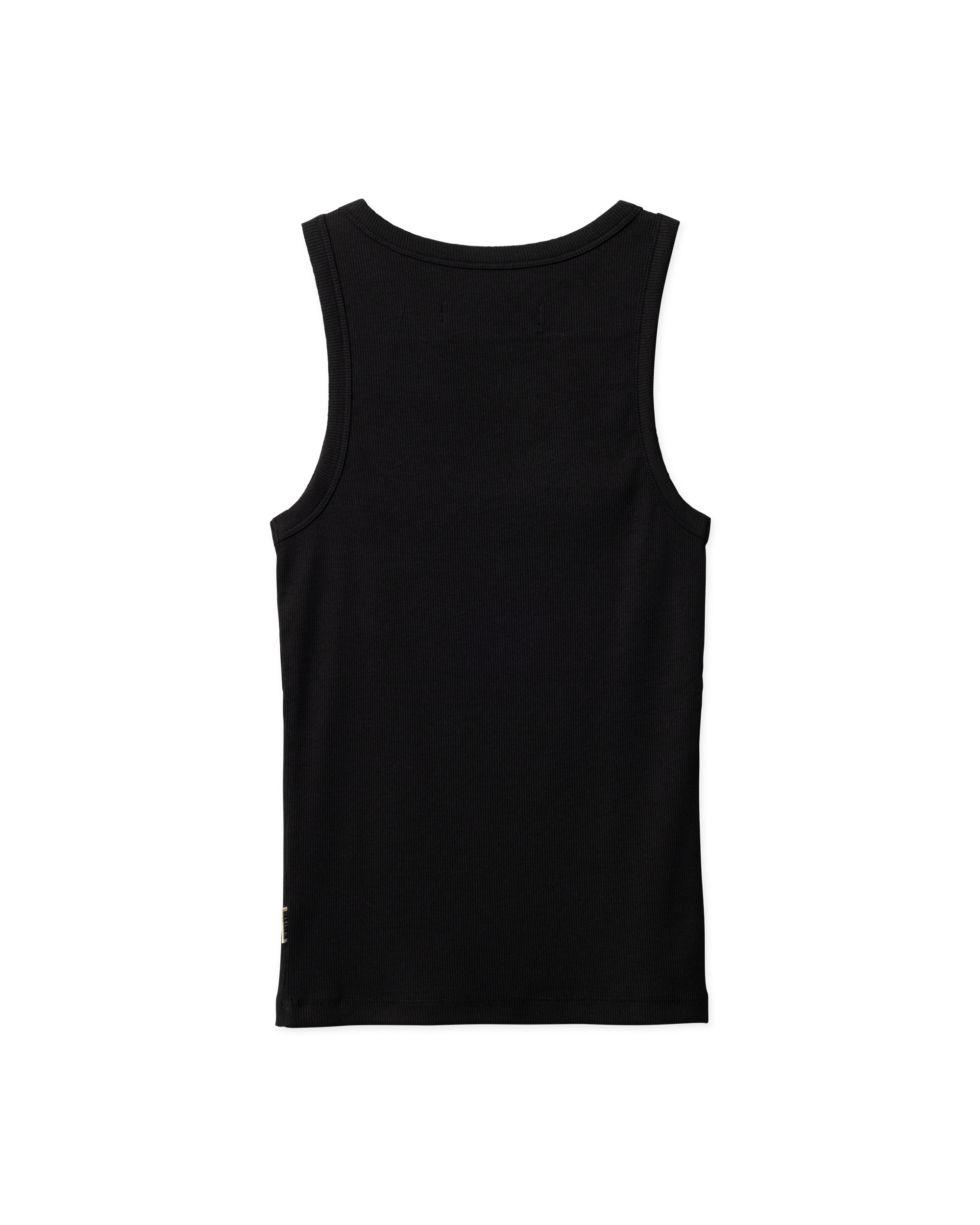 Dee Rib Tank Top | Black