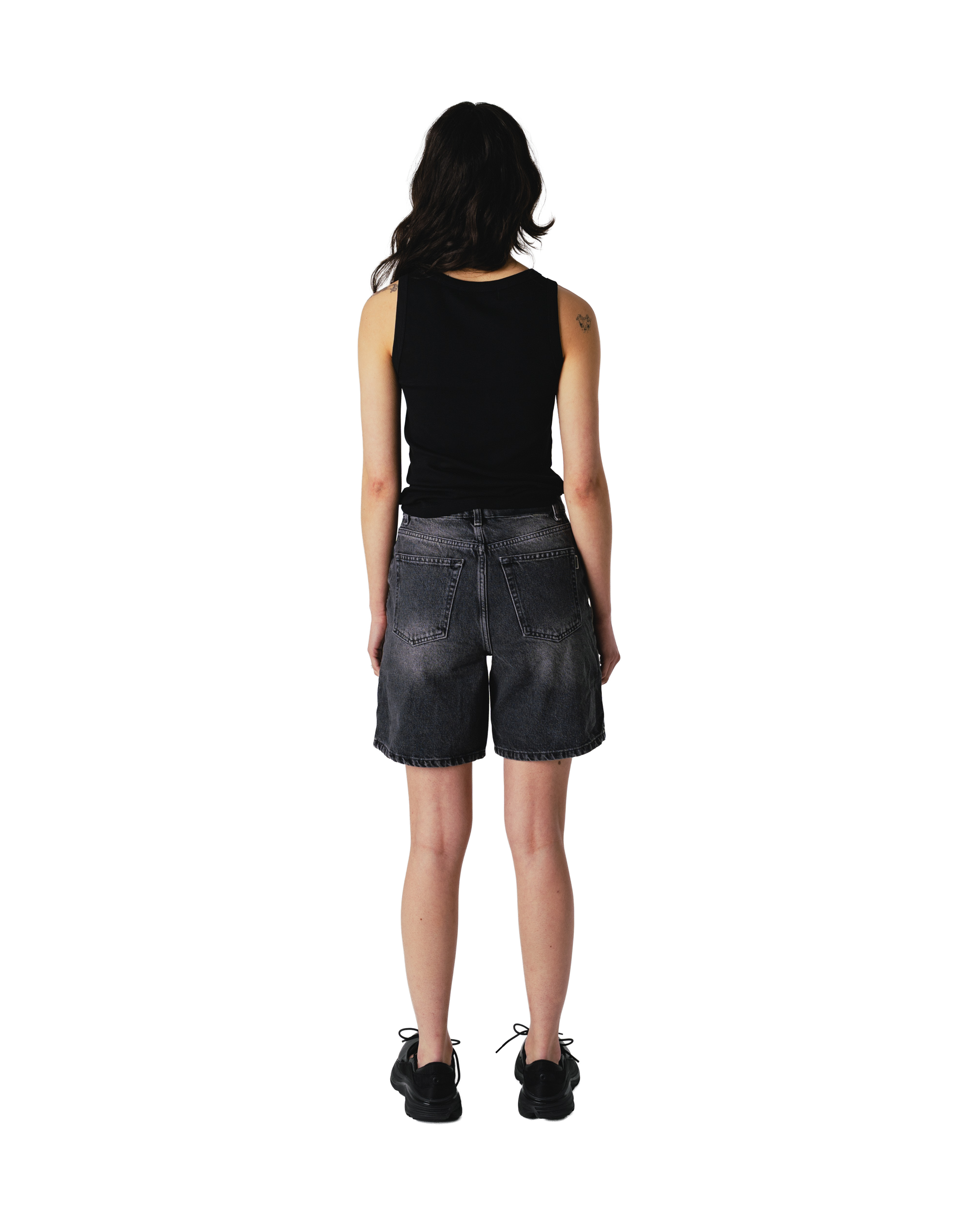 Dee Rib Tank Top | Black